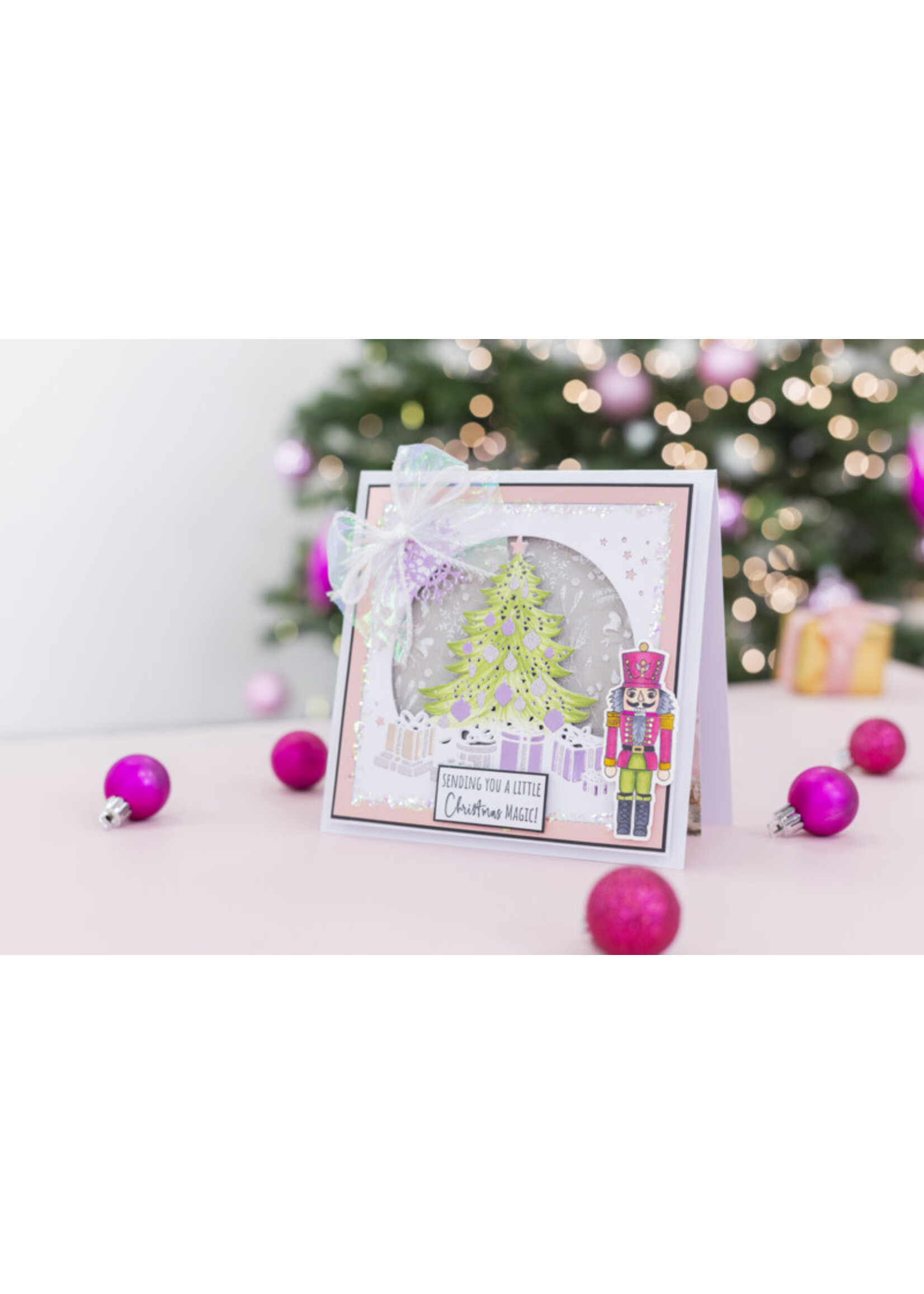 Crafter's Companion Crafter's Companion Sara Signature Create-a-Card Die, A Christmas Dream - Sparkling Christmas