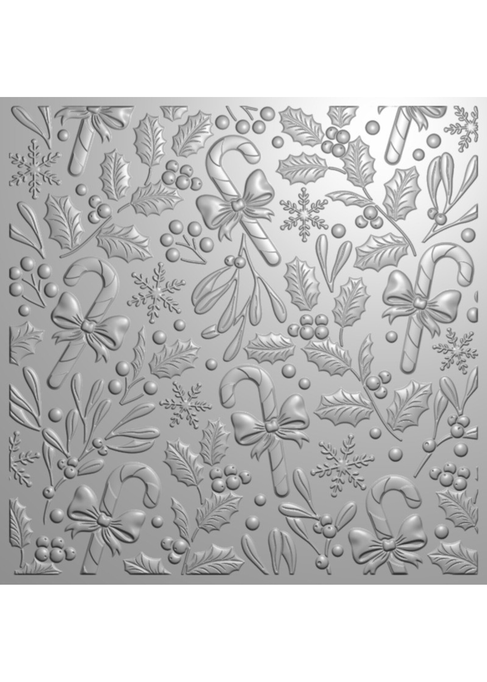 Crafter's Companion Crafter's Companion Sara Signature 3D Embossing Folder, A Christmas Dream - Festive Foliage