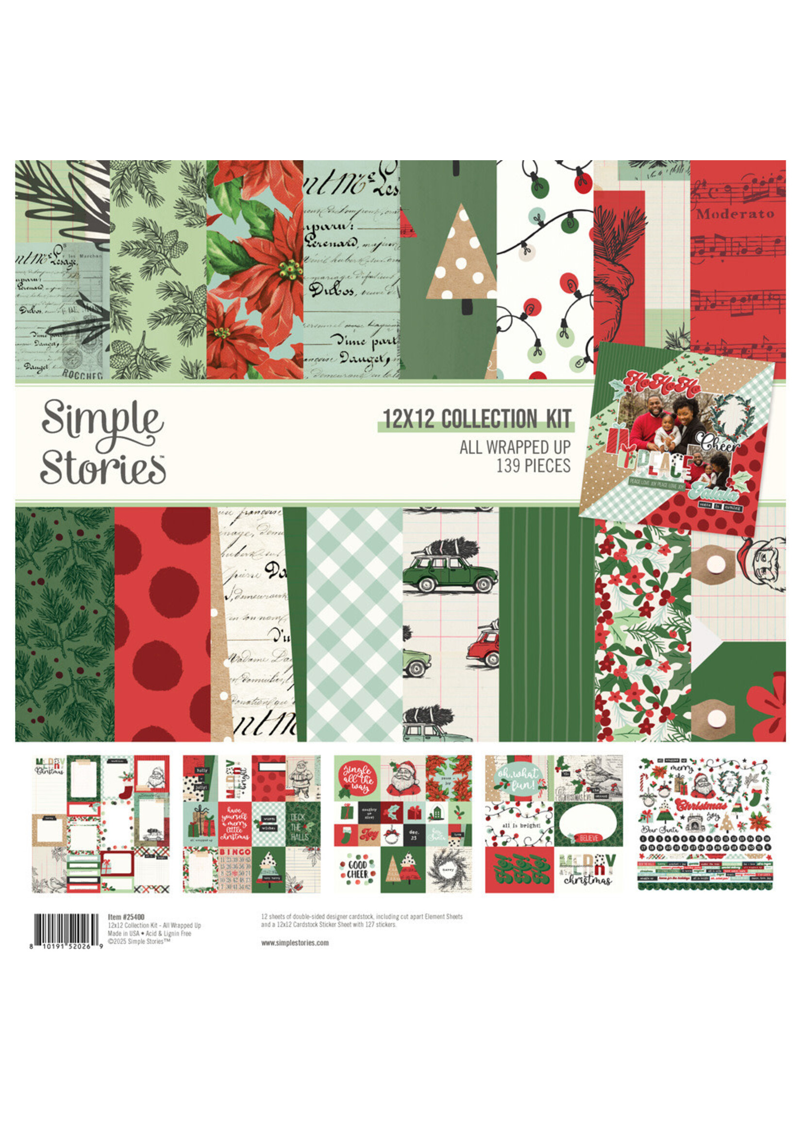 Simple Stories Simple Stories 12x12 Collection Kit, All Wrapped Up