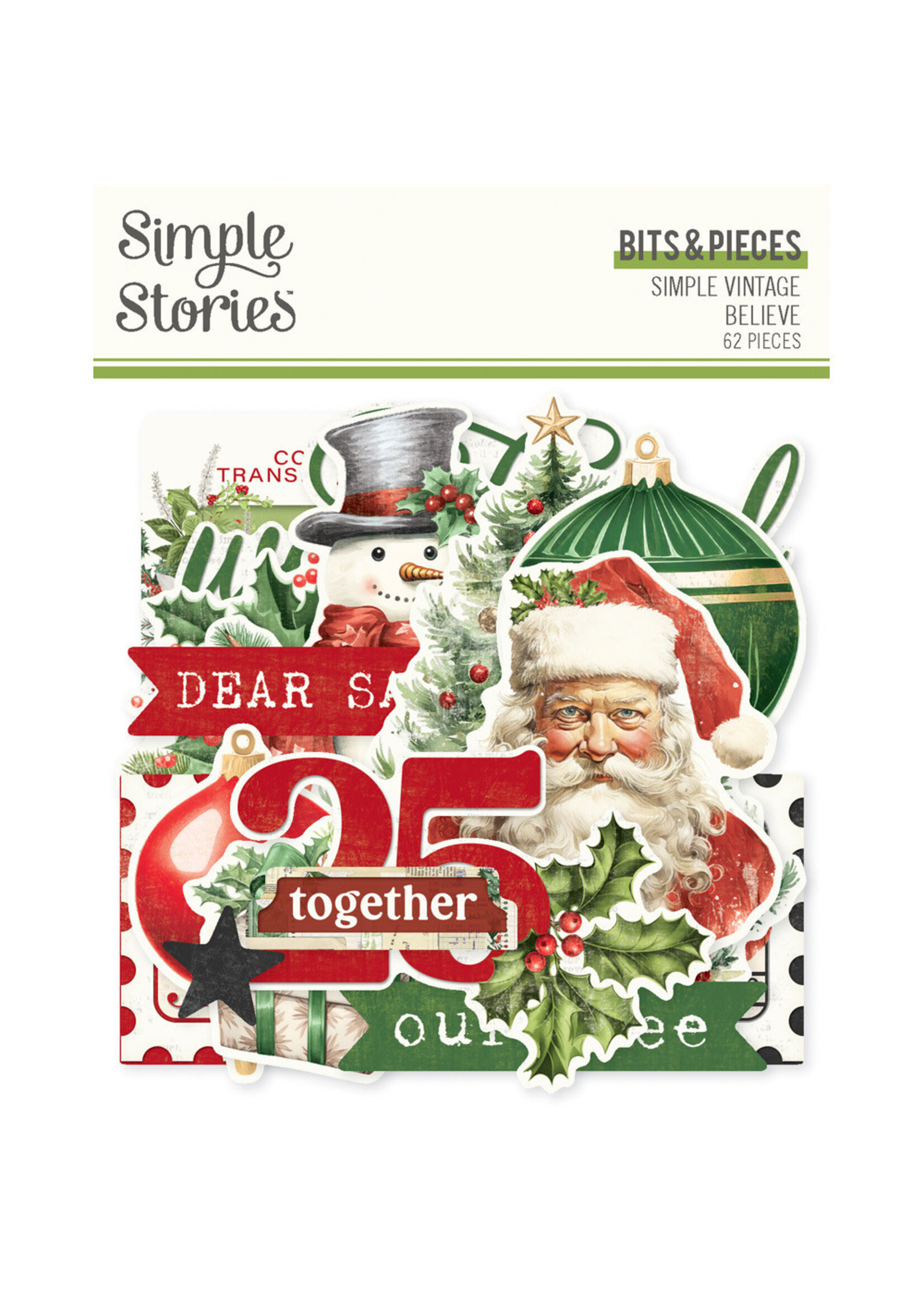 Simple Stories Simple Stories Bits & Pieces, Simple Vintage Believe