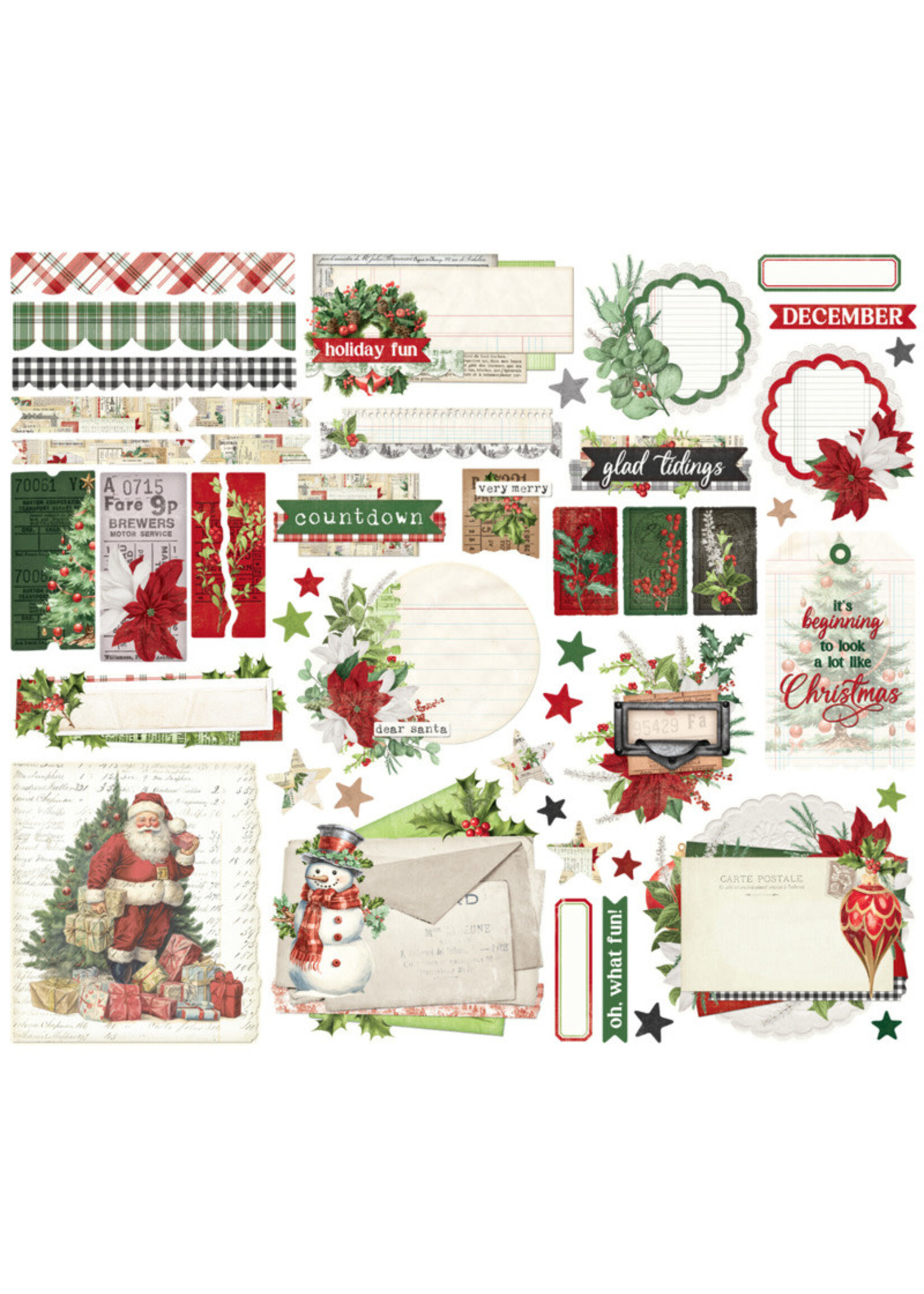 Simple Stories Simple Stories Ephemera, Simple Vintage Believe