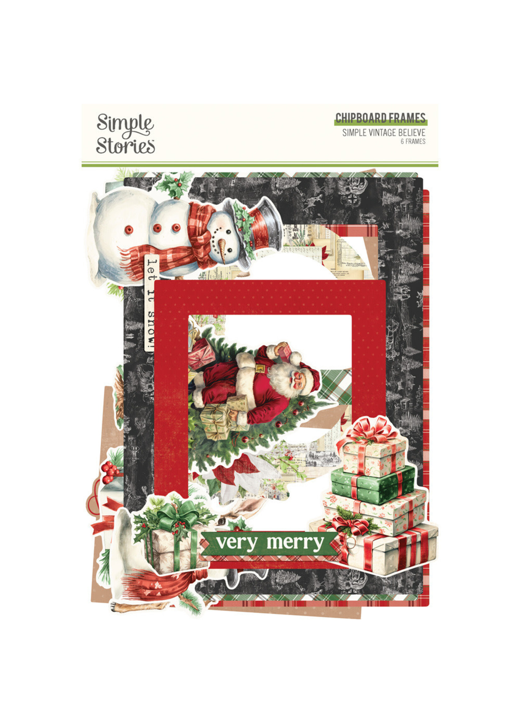 Simple Stories Simple Stories Chipboard Frames, Simple Vintage Believe