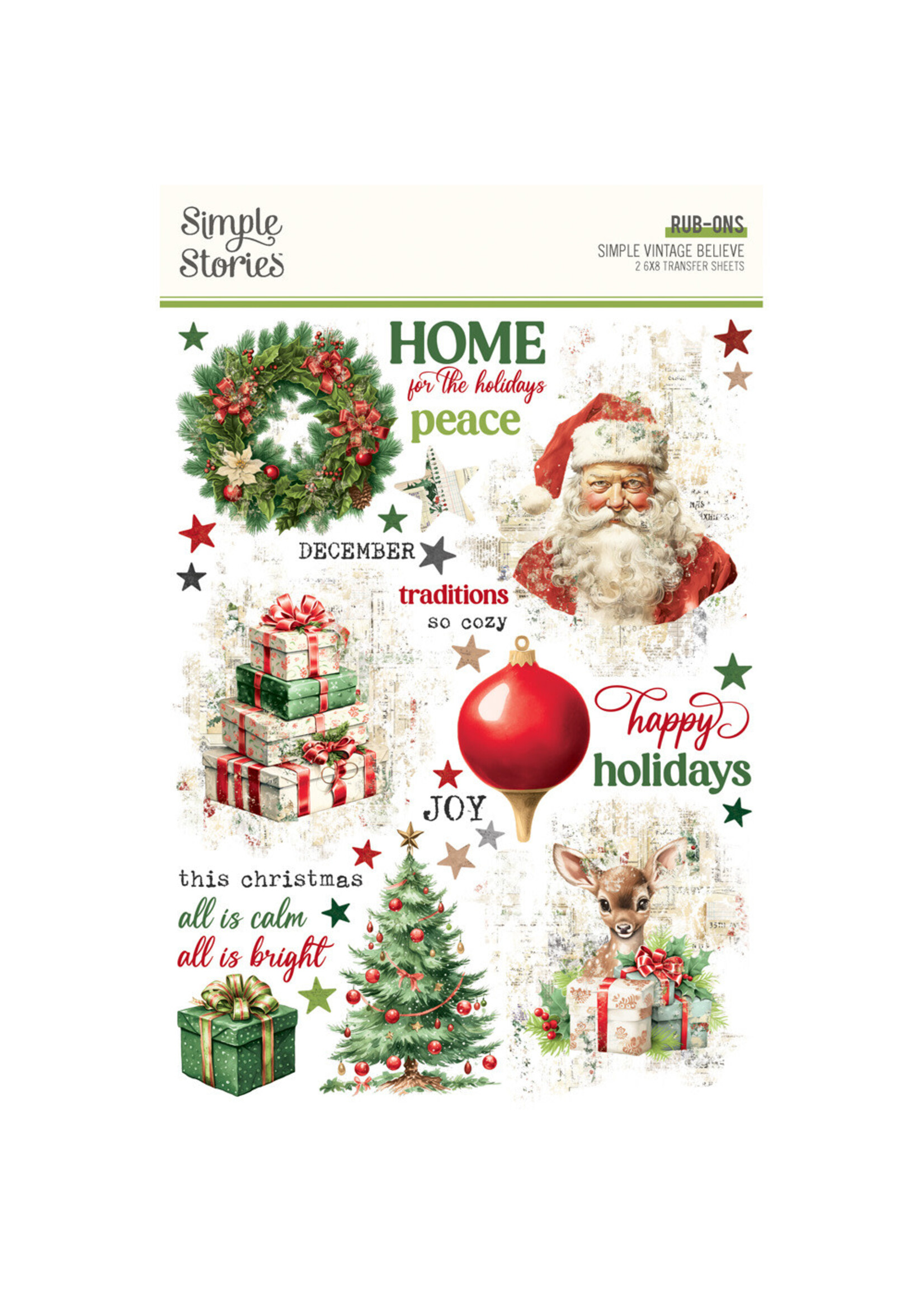 Simple Stories Simple Stories Rub-Ons, Simple Vintage Believe