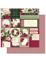 Paper Rose Paper Rose 12x12 Christmas Holly, A