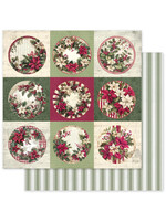 Paper Rose Paper Rose 12x12 Christmas Holly, D