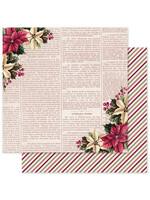 Paper Rose Paper Rose 12x12 Christmas Holly, E
