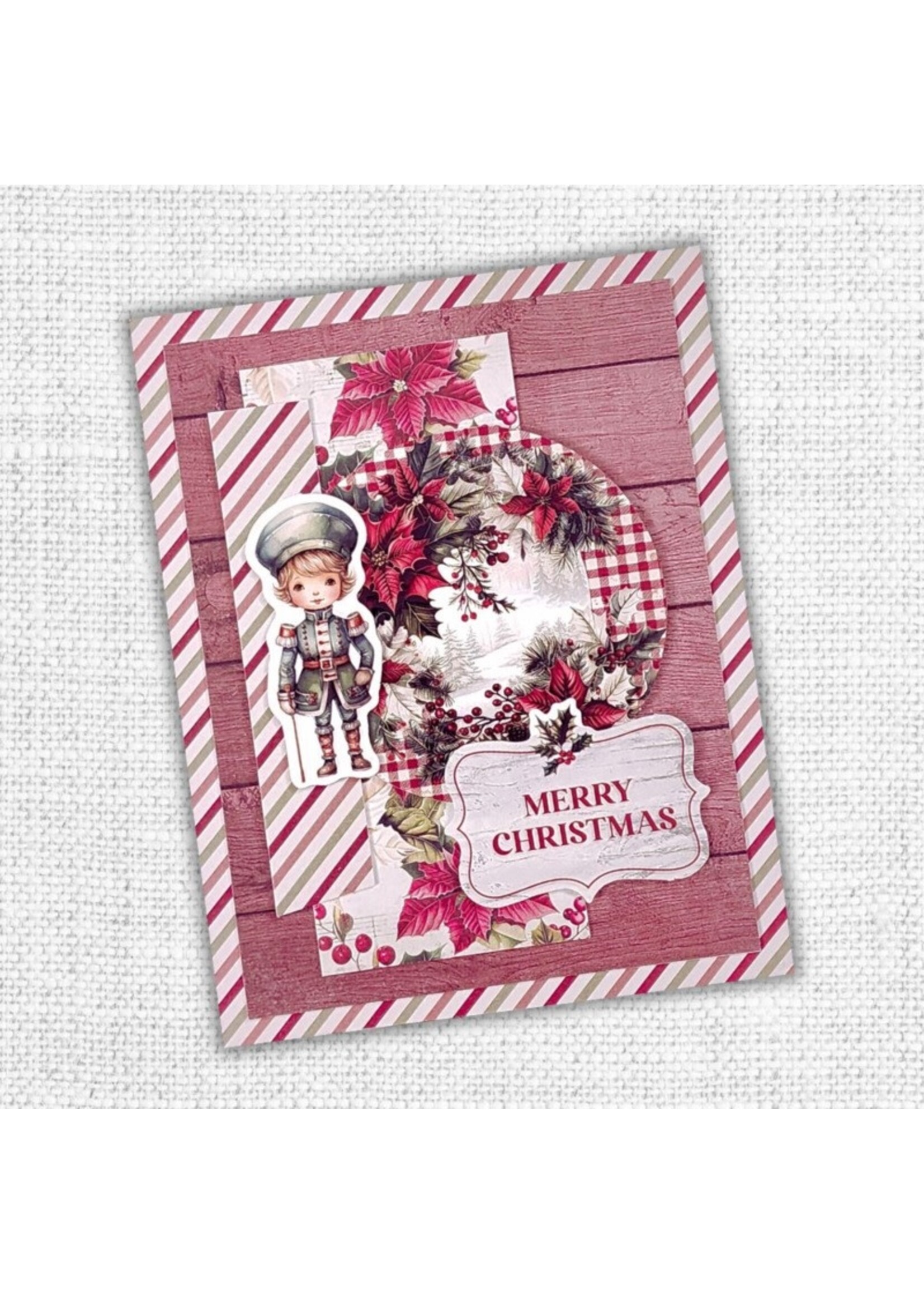 Paper Rose Paper Rose Papercuts Cardmaking Kit, Christmas Holly