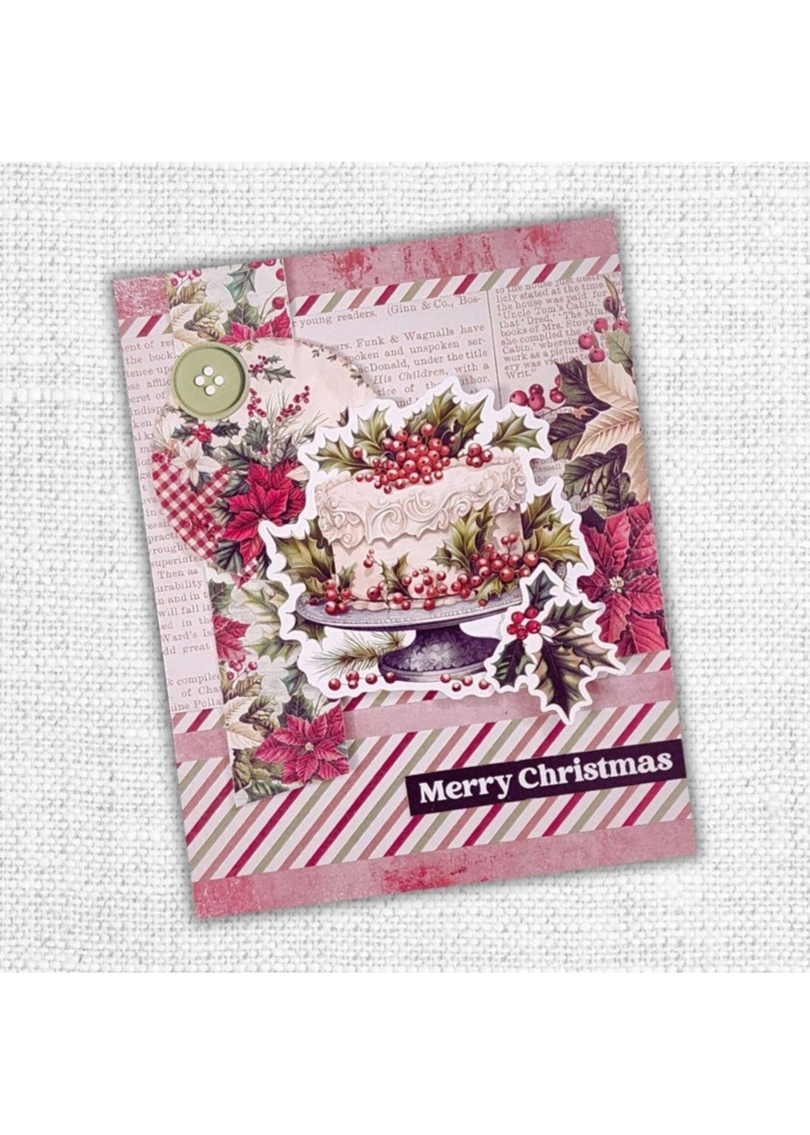 Paper Rose Paper Rose Papercuts Cardmaking Kit, Christmas Holly