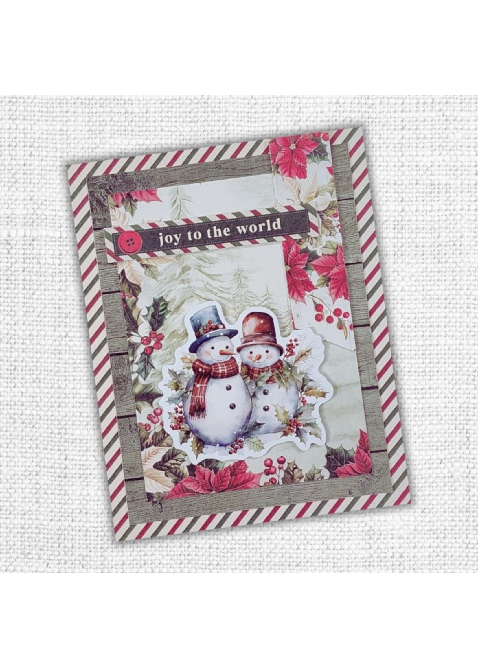 Paper Rose Paper Rose Papercuts Cardmaking Kit, Christmas Holly