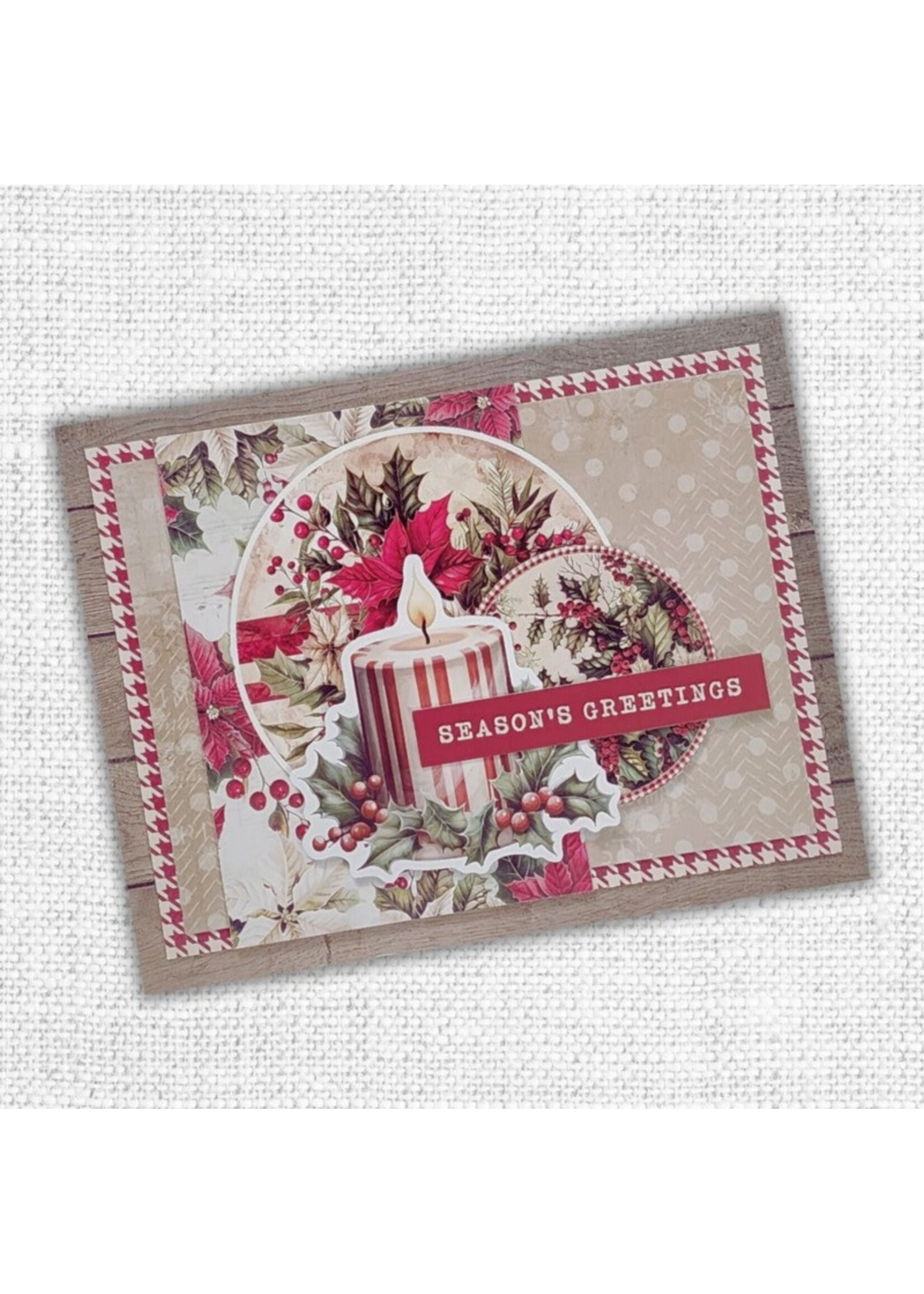 Paper Rose Paper Rose Papercuts Cardmaking Kit, Christmas Holly