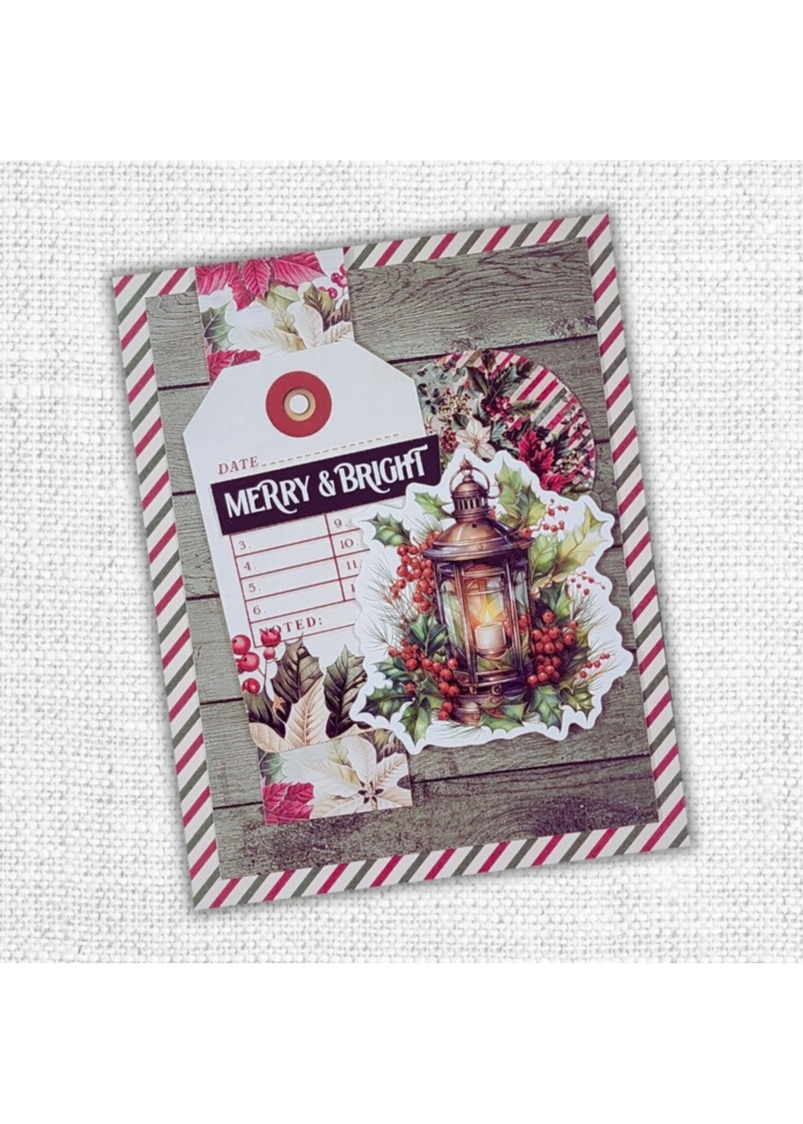 Paper Rose Paper Rose Papercuts Cardmaking Kit, Christmas Holly