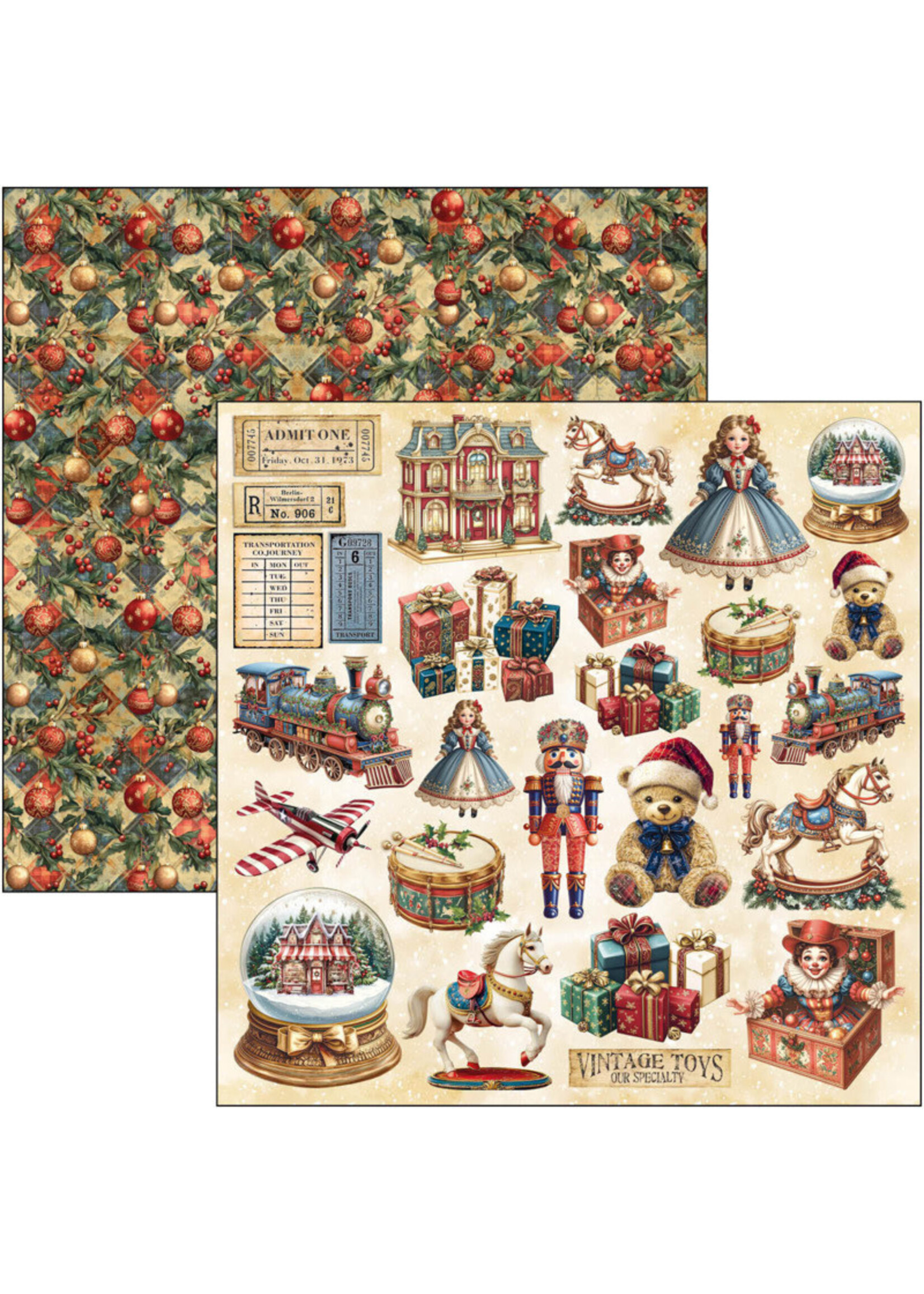 Ciao Bella Ciao Bella 12x12 Patterns, Toy Shop