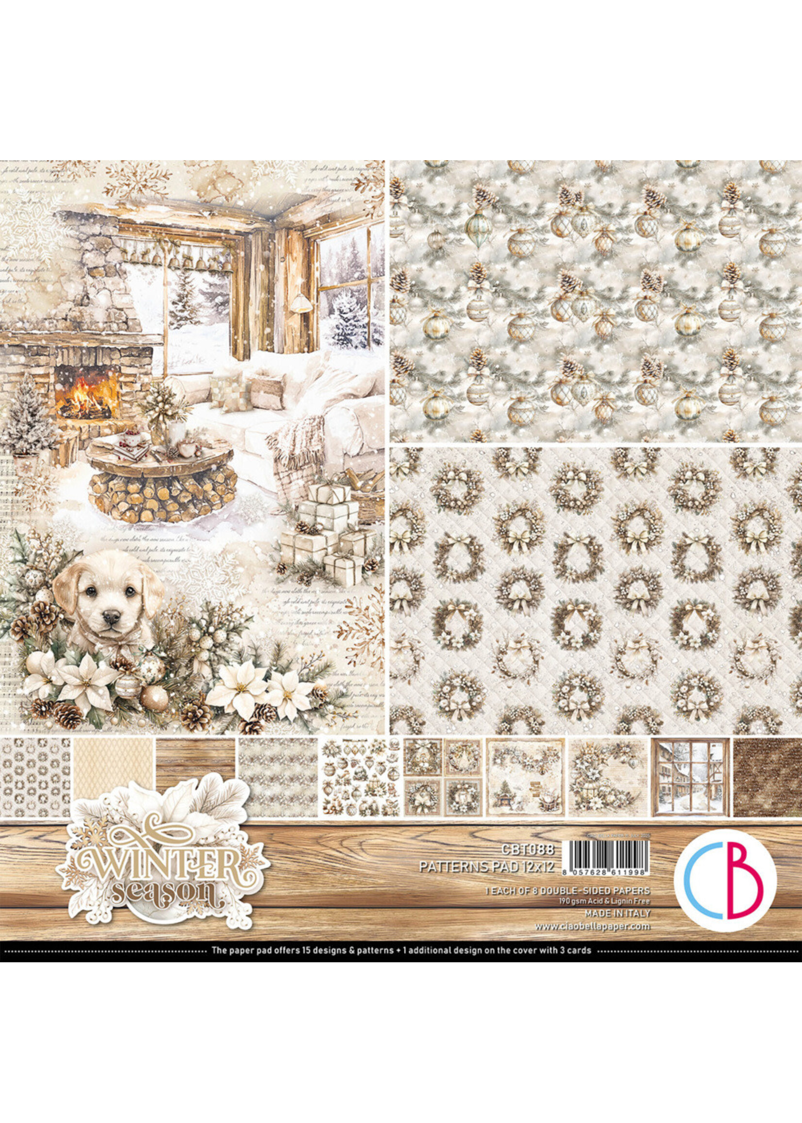 Ciao Bella Ciao Bella 12x12 Patterns, Winter Season