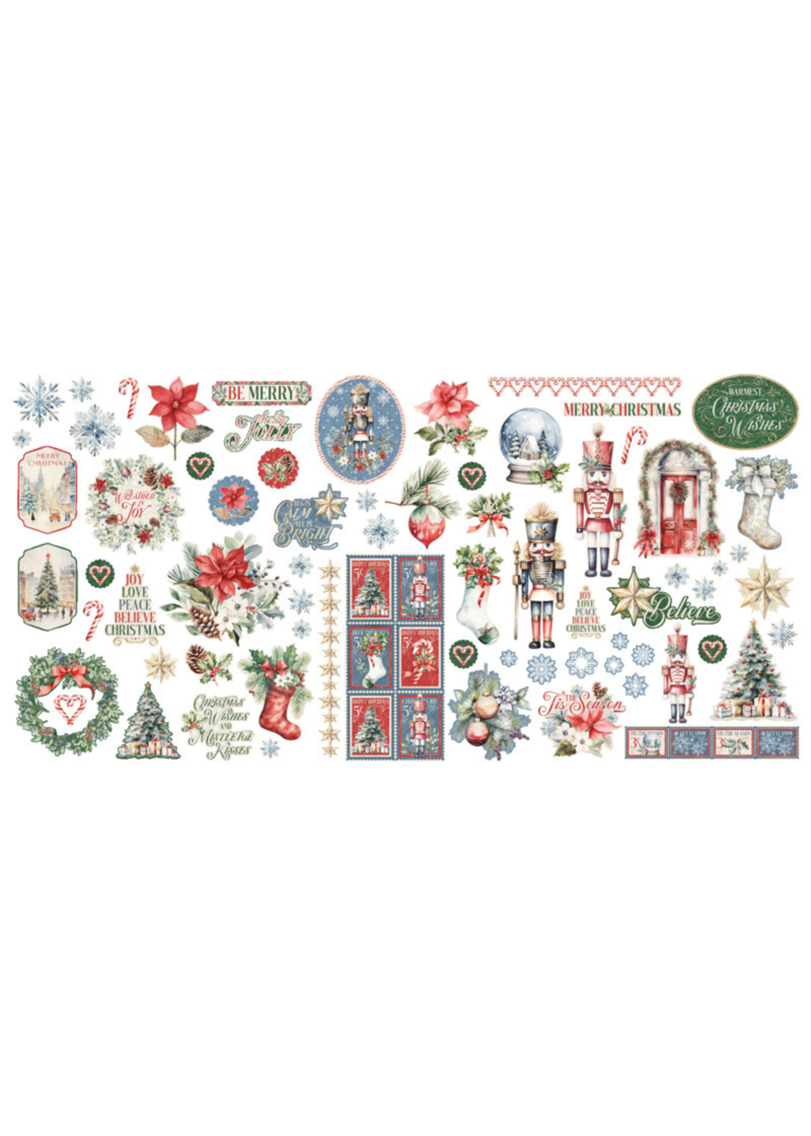 Graphic 45 Graphic 45 Ephemera, Deck the Halls