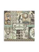 Stamperia Stamperia 8x8 Paper Pad, Voyages Fantastiques