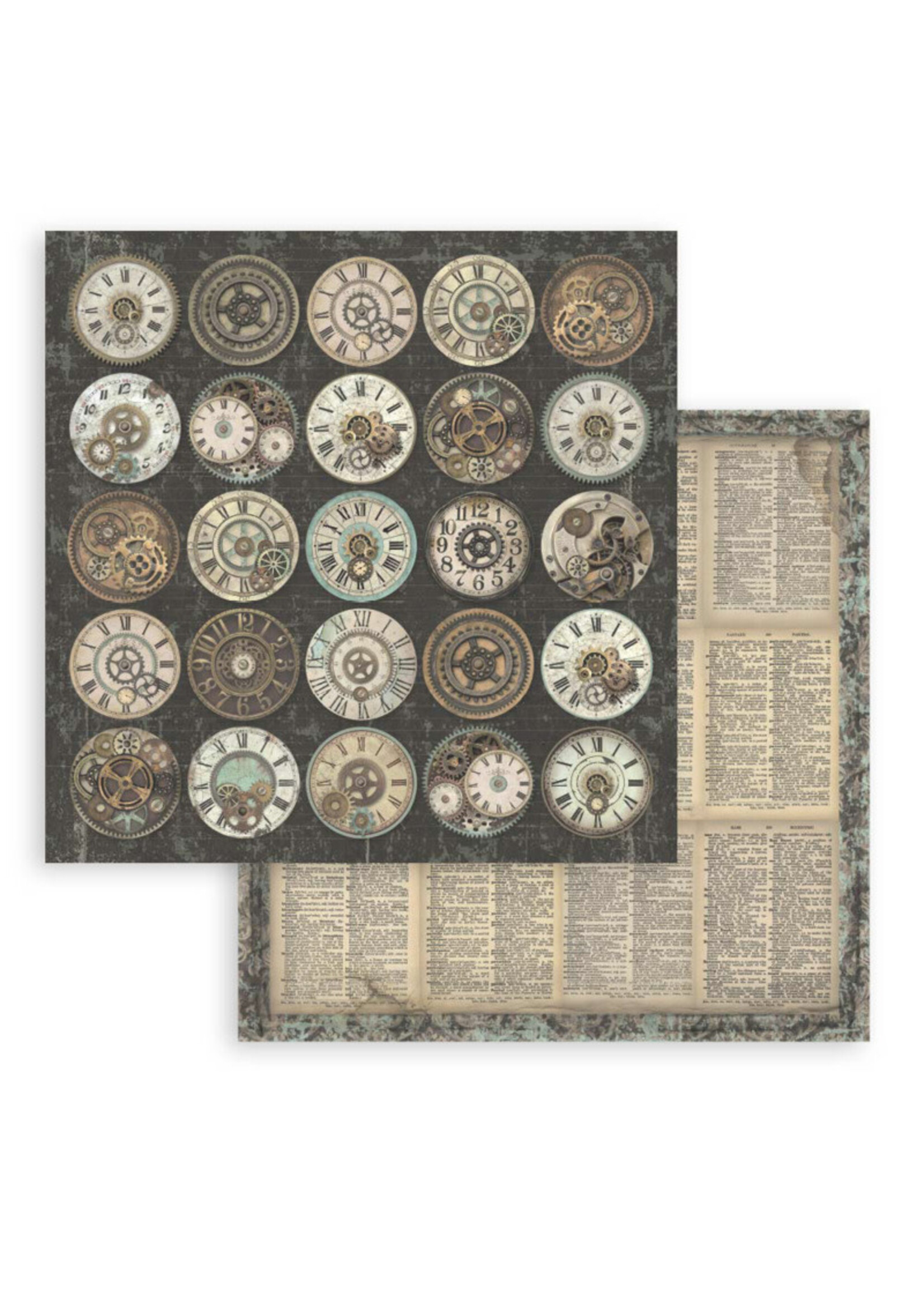 Stamperia Stamperia 8x8 Paper Pad, Voyages Fantastiques