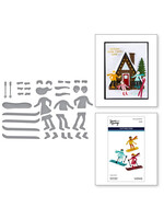 Spellbinders Simon Hurley Die, Ski-son's Greetings - Hit the Slopes