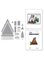 Spellbinders Simon Hurley Die, Ski-son's Greetings - Ski Lodge