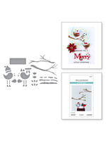 Spellbinders Die, All About Christmas - Little Birdies