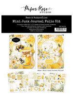 Paper Rose Paper Rose 8.5X11 Mini Junk Journal Folio Kit, Bees & Butterflies