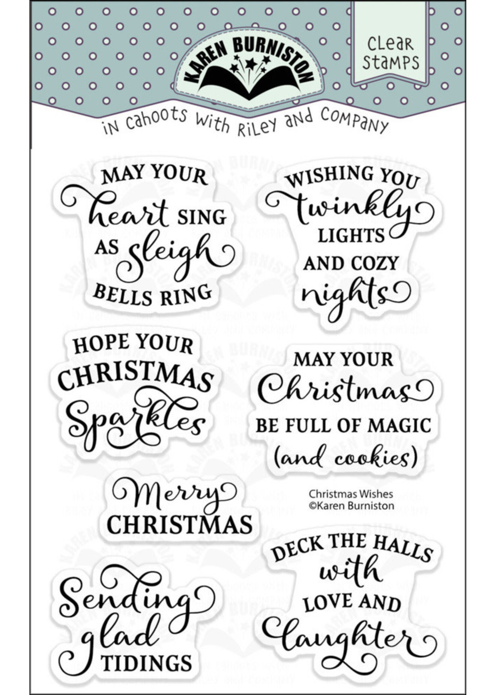 Karen Burniston Stamp, Christmas Wishes