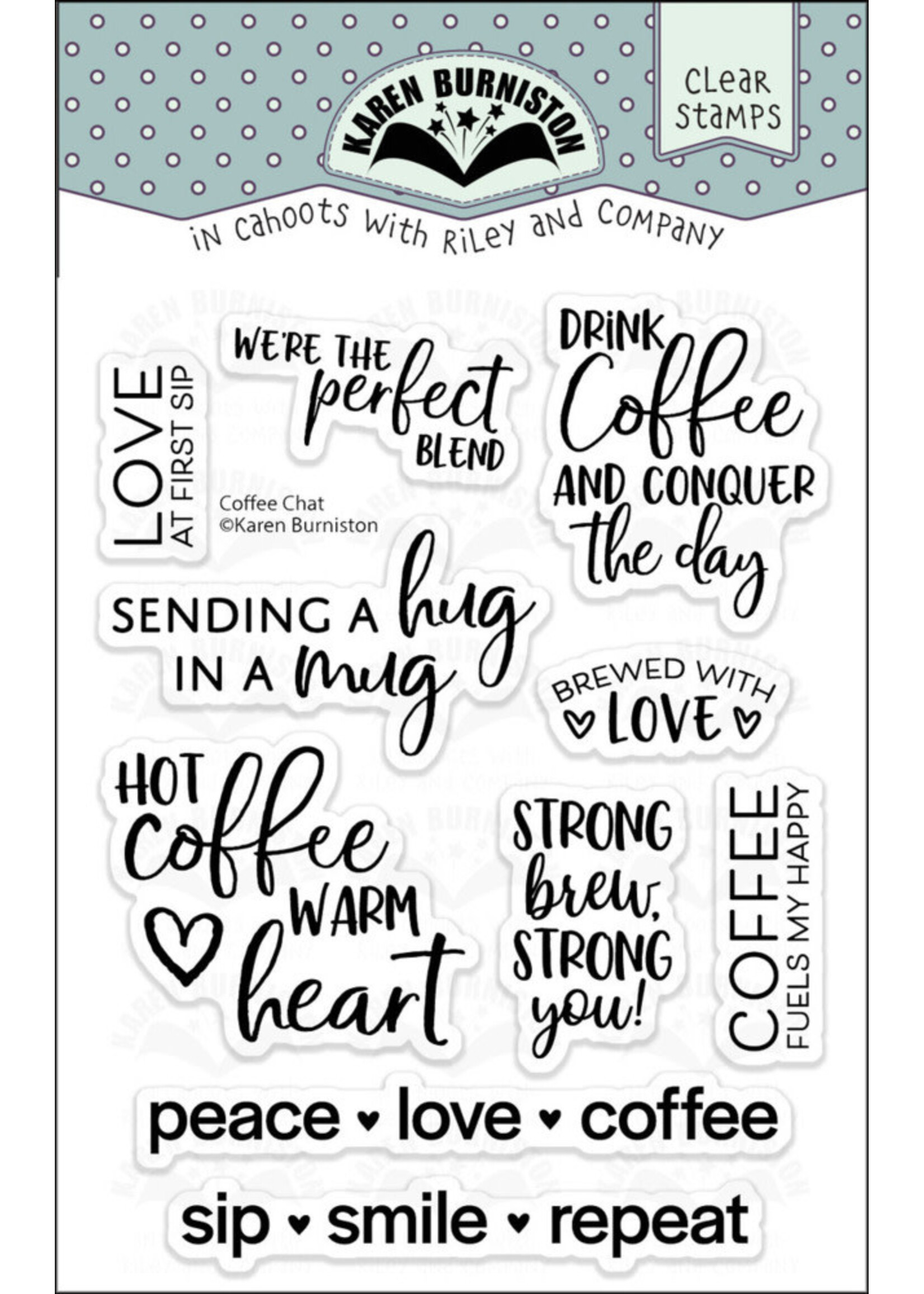 Karen Burniston Stamp, Coffee Chat