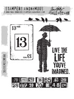 Stampers Anonymous Tim Holtz Cling Stamp, Creative Muse