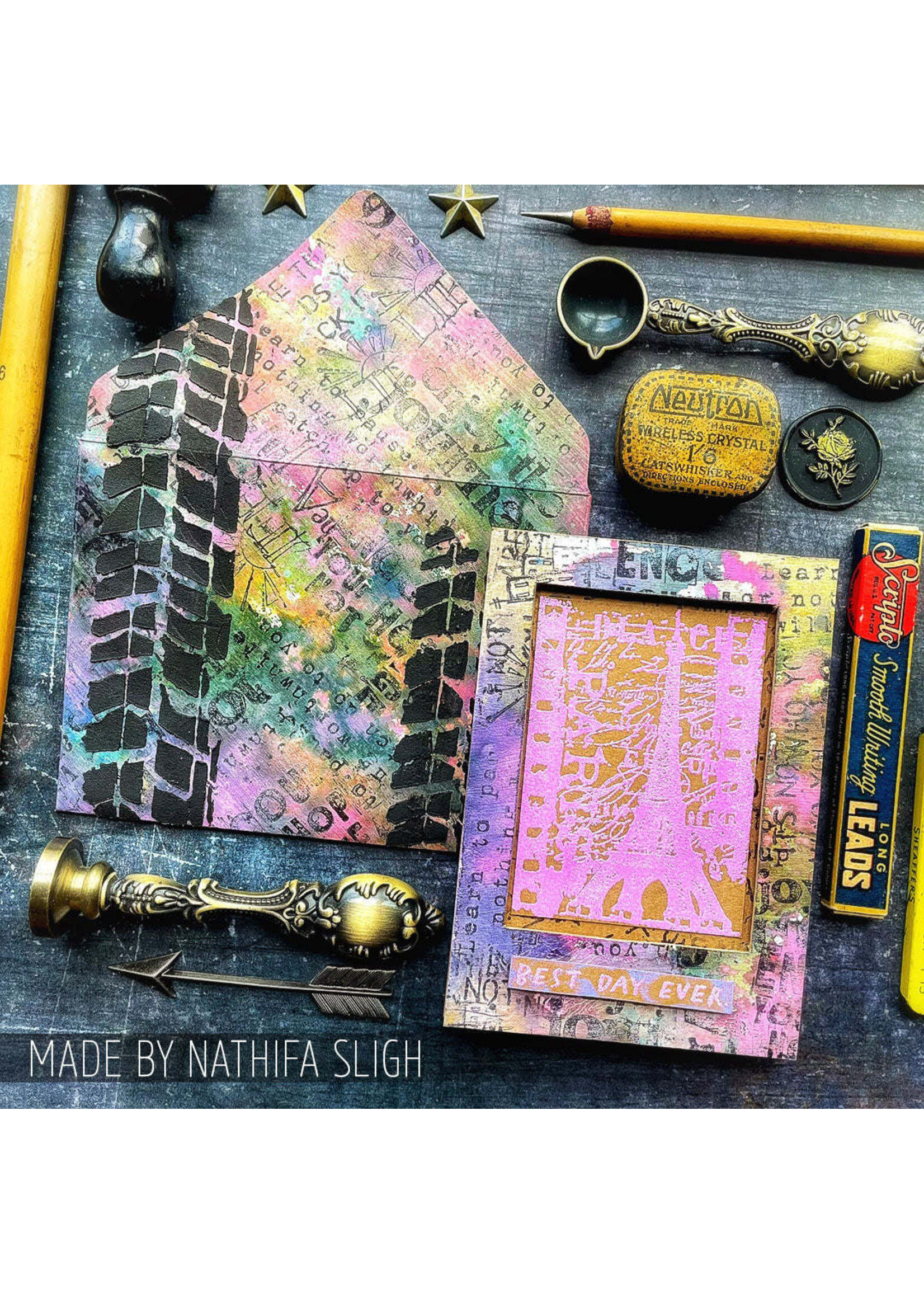 Stampers Anonymous Tim Holtz Components Cling Stamp, Paris Film