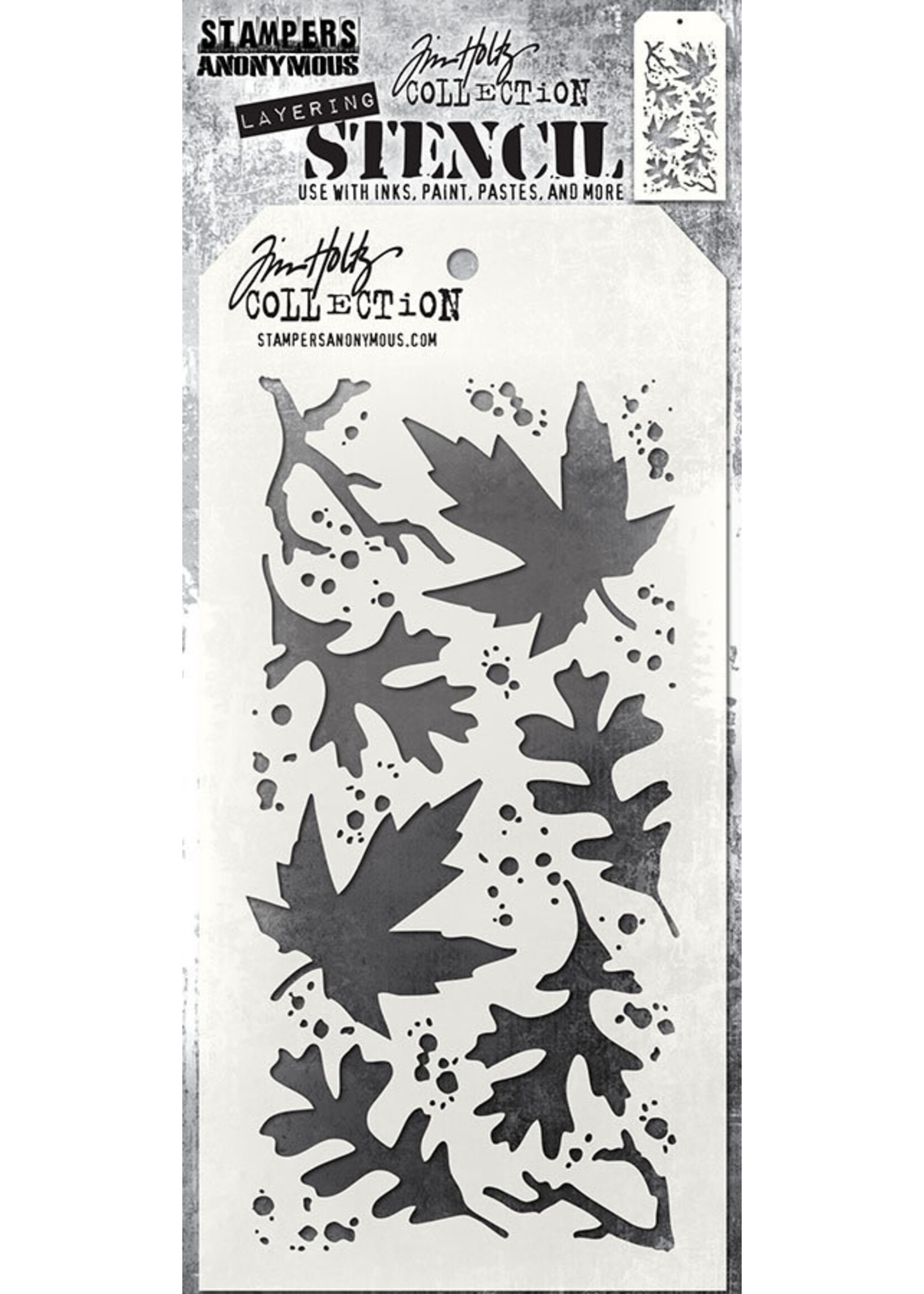 Stampers Anonymous Tim Holtz Layering Stencil, Autumn