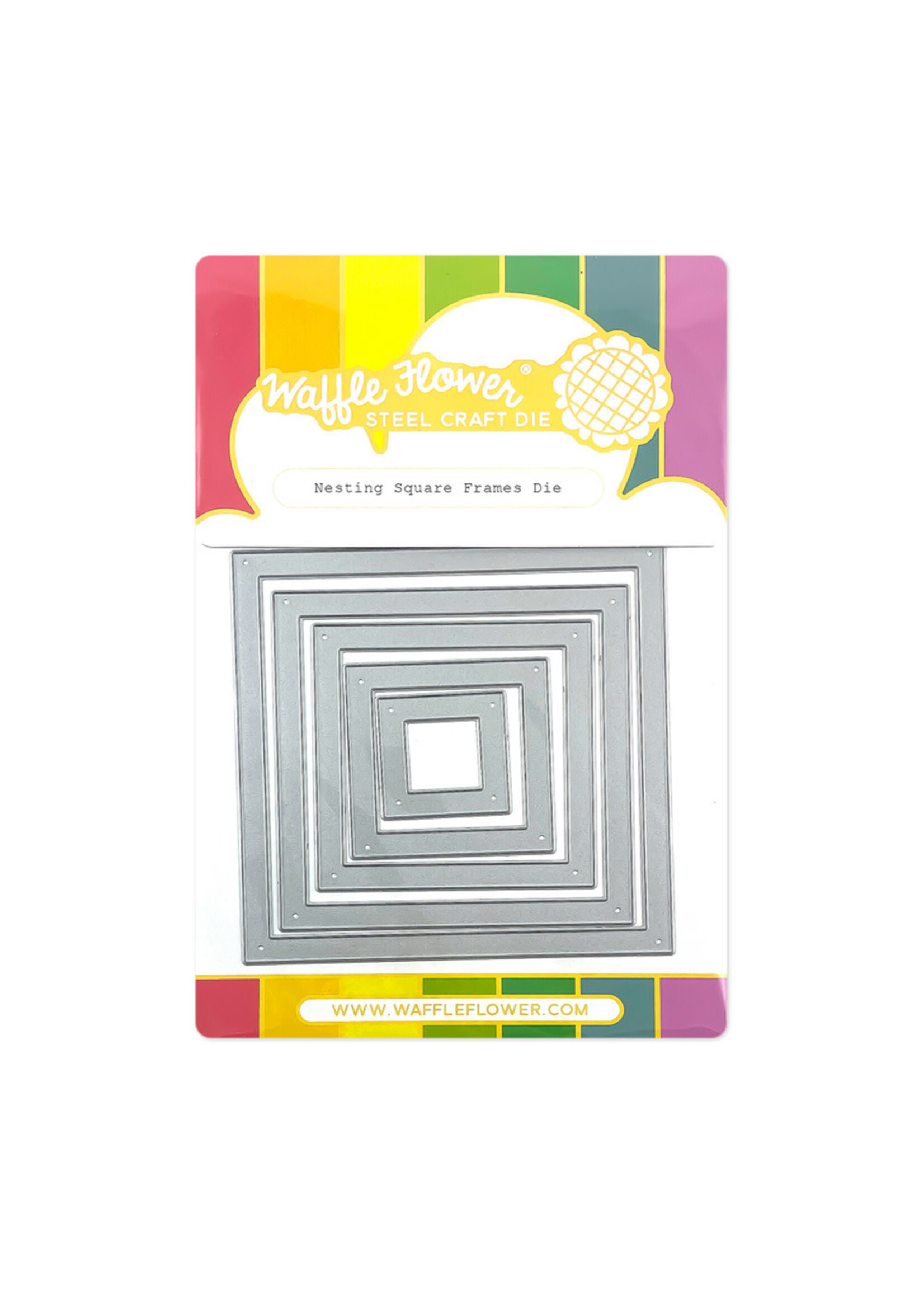Waffle Flower Waffle Flower Die, Nesting Square Frames