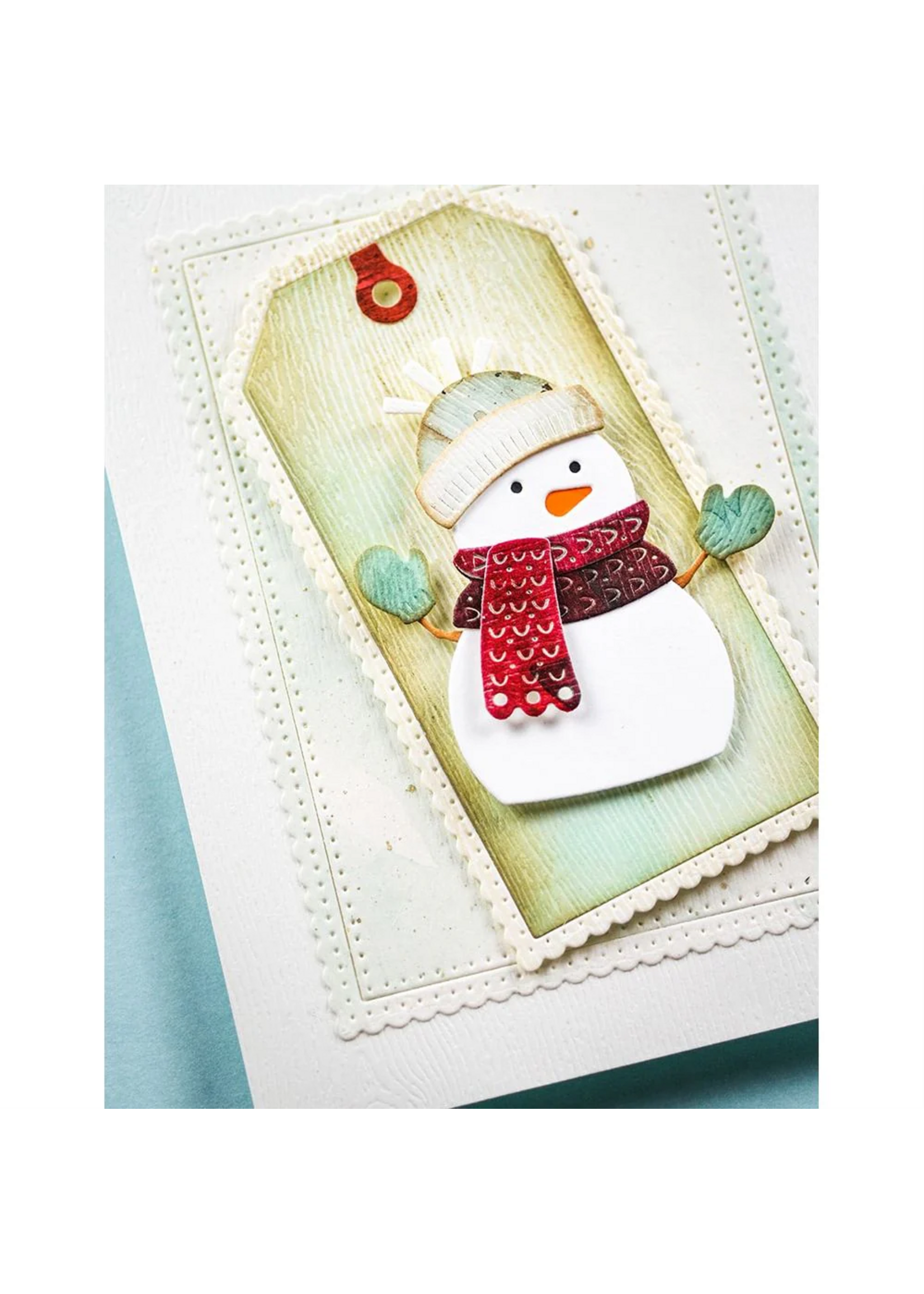 Poppy Stamps Die, Scalloped Pinpoint Frames