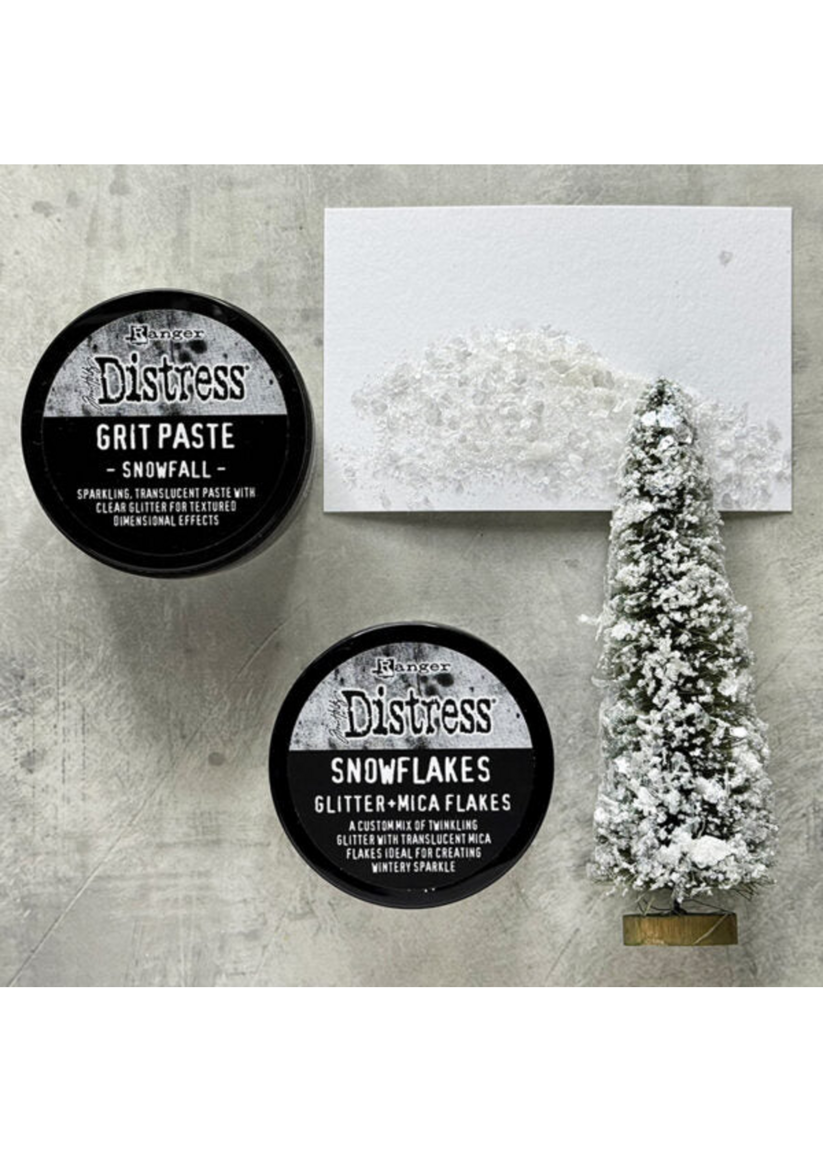 Ranger Tim Holtz Distress Snowflakes, Glitter + Mica Flakes (3oz)