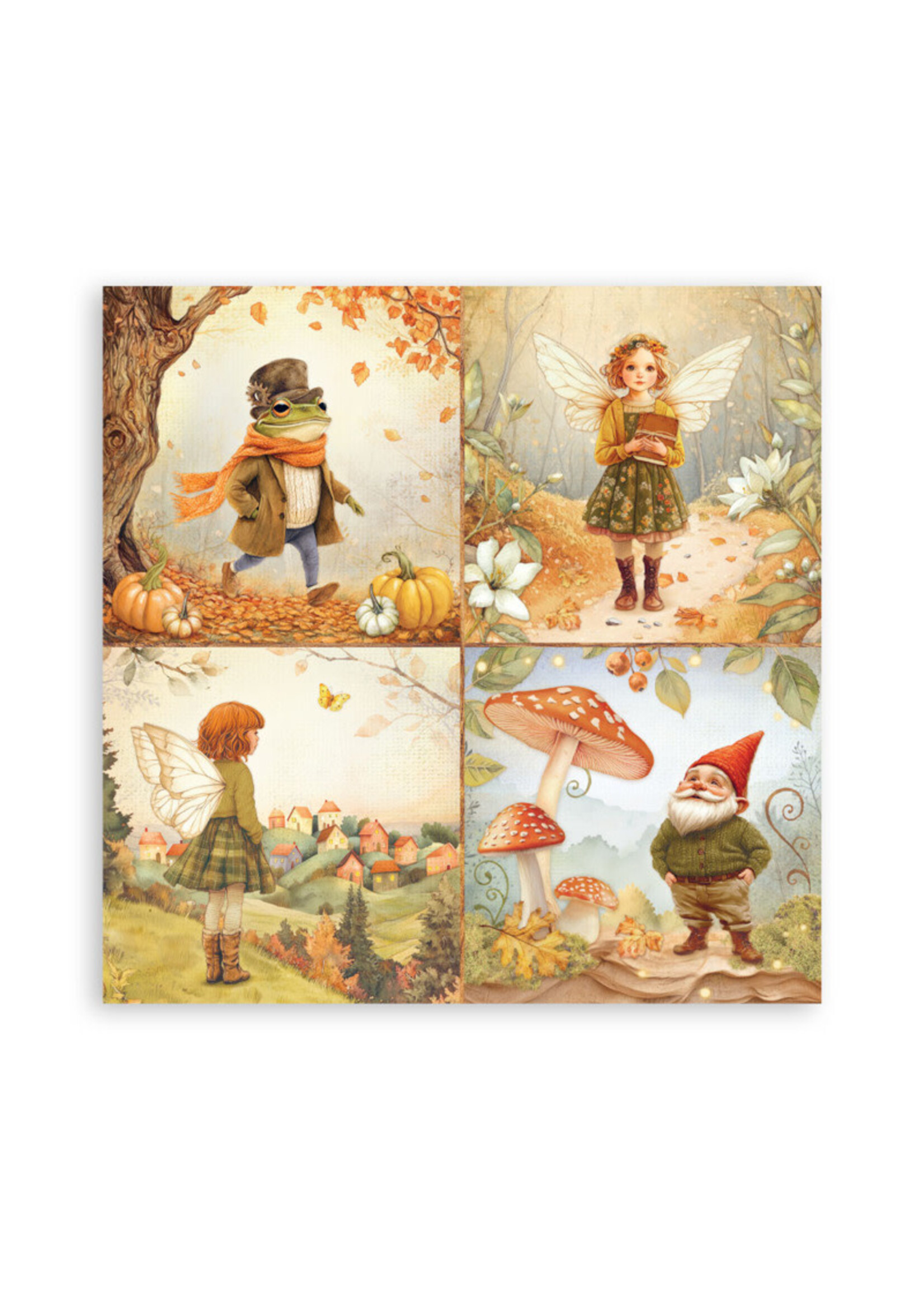 Stamperia Stamperia 12X12 Maxi Paper Pad, Whispering Woods