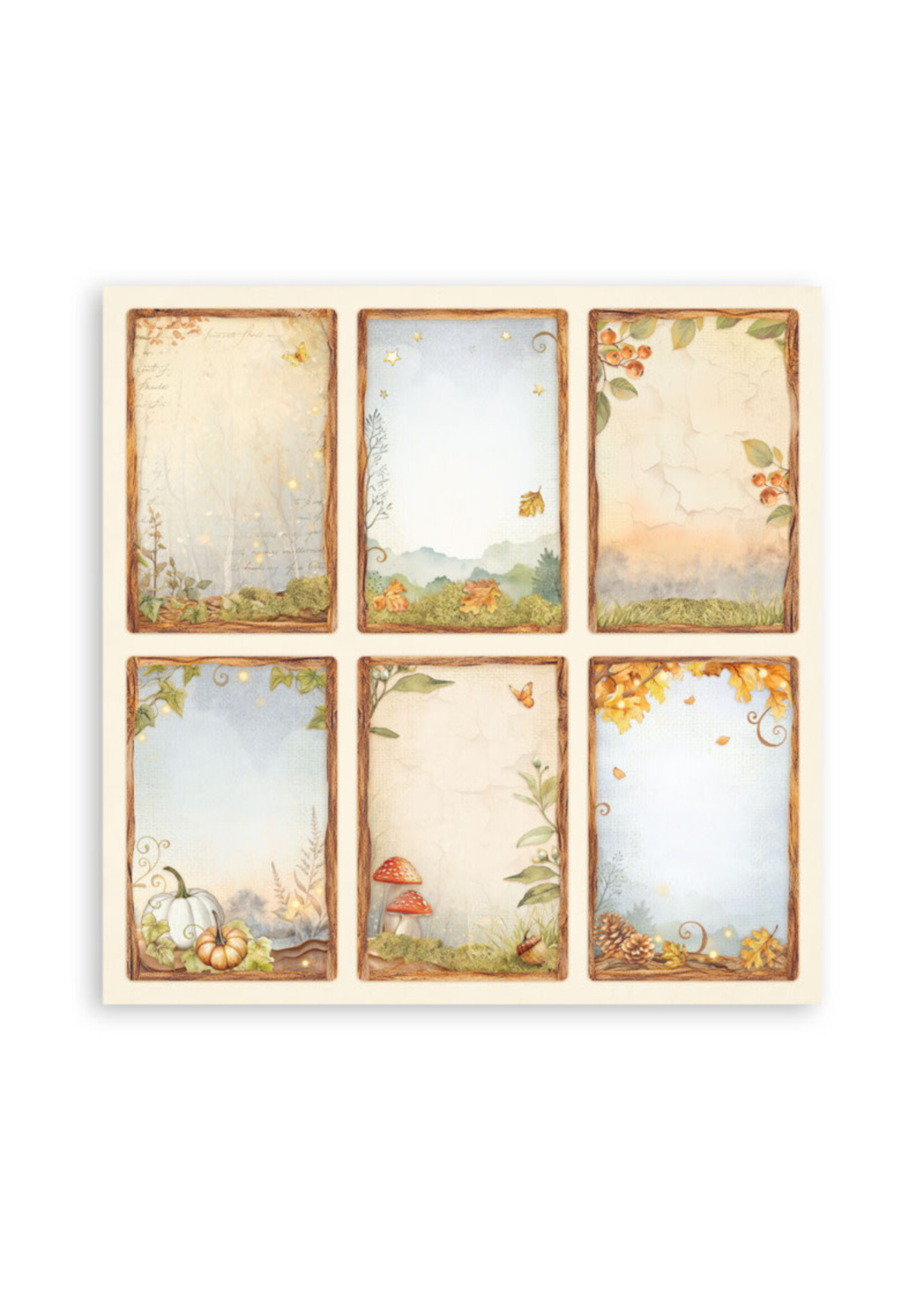 Stamperia Stamperia 12X12 Maxi Paper Pad, Whispering Woods