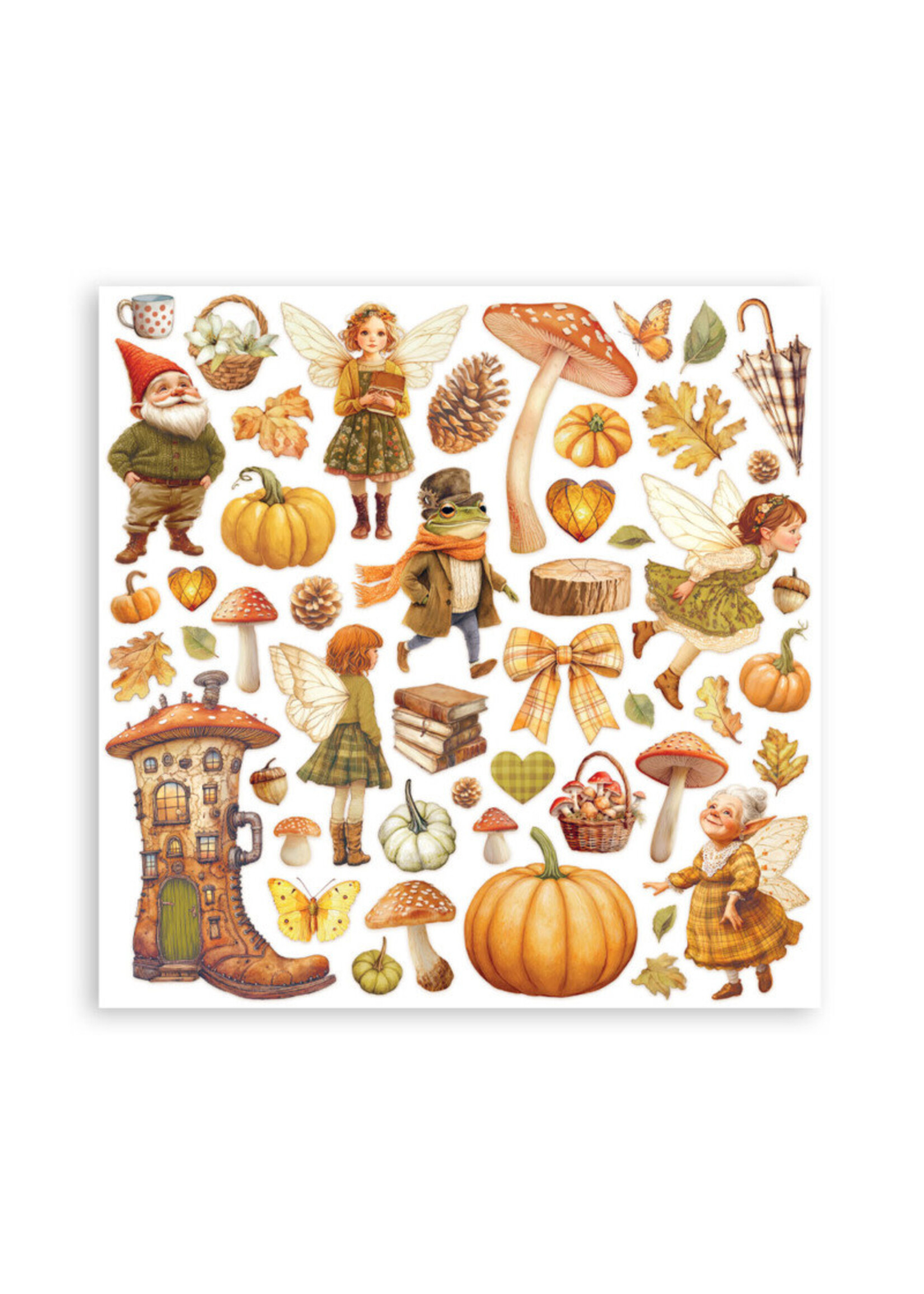 Stamperia Stamperia 12X12 Maxi Paper Pad, Whispering Woods