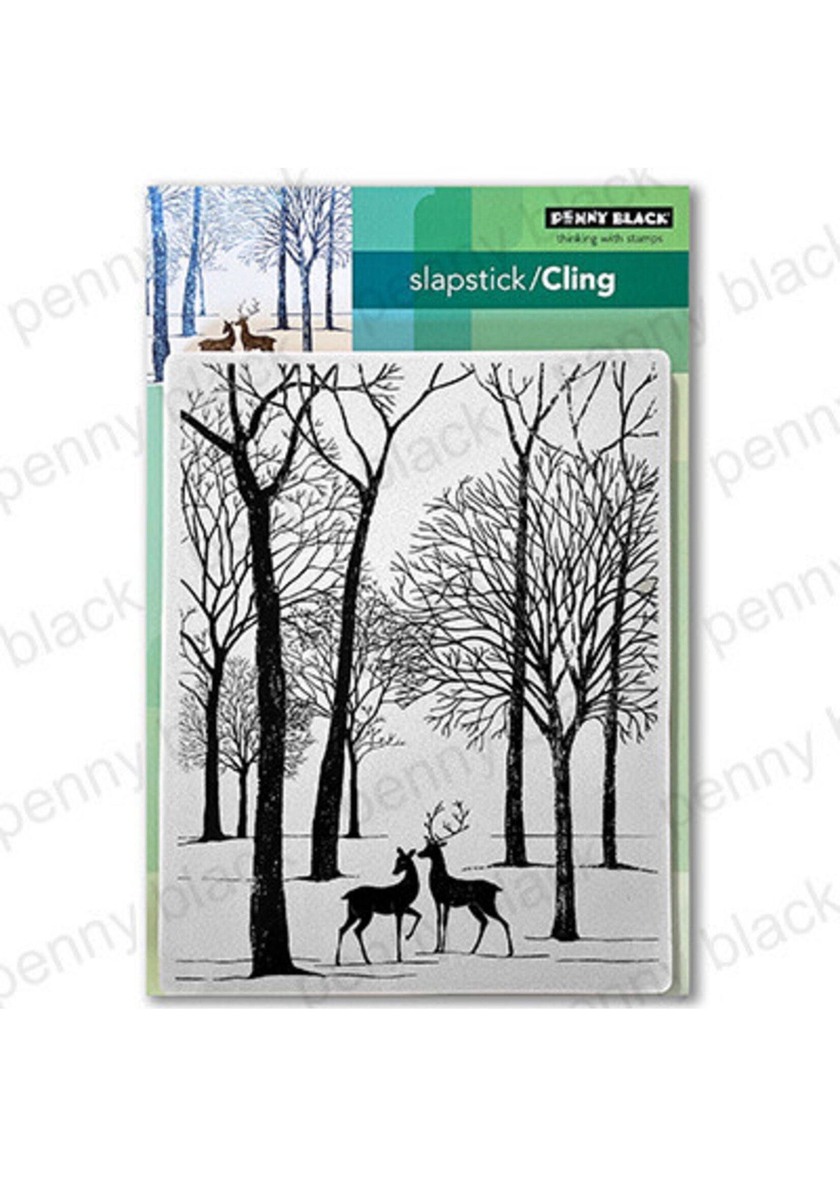 Penny Black Penny Black Cling Stamp, Woodland Pair