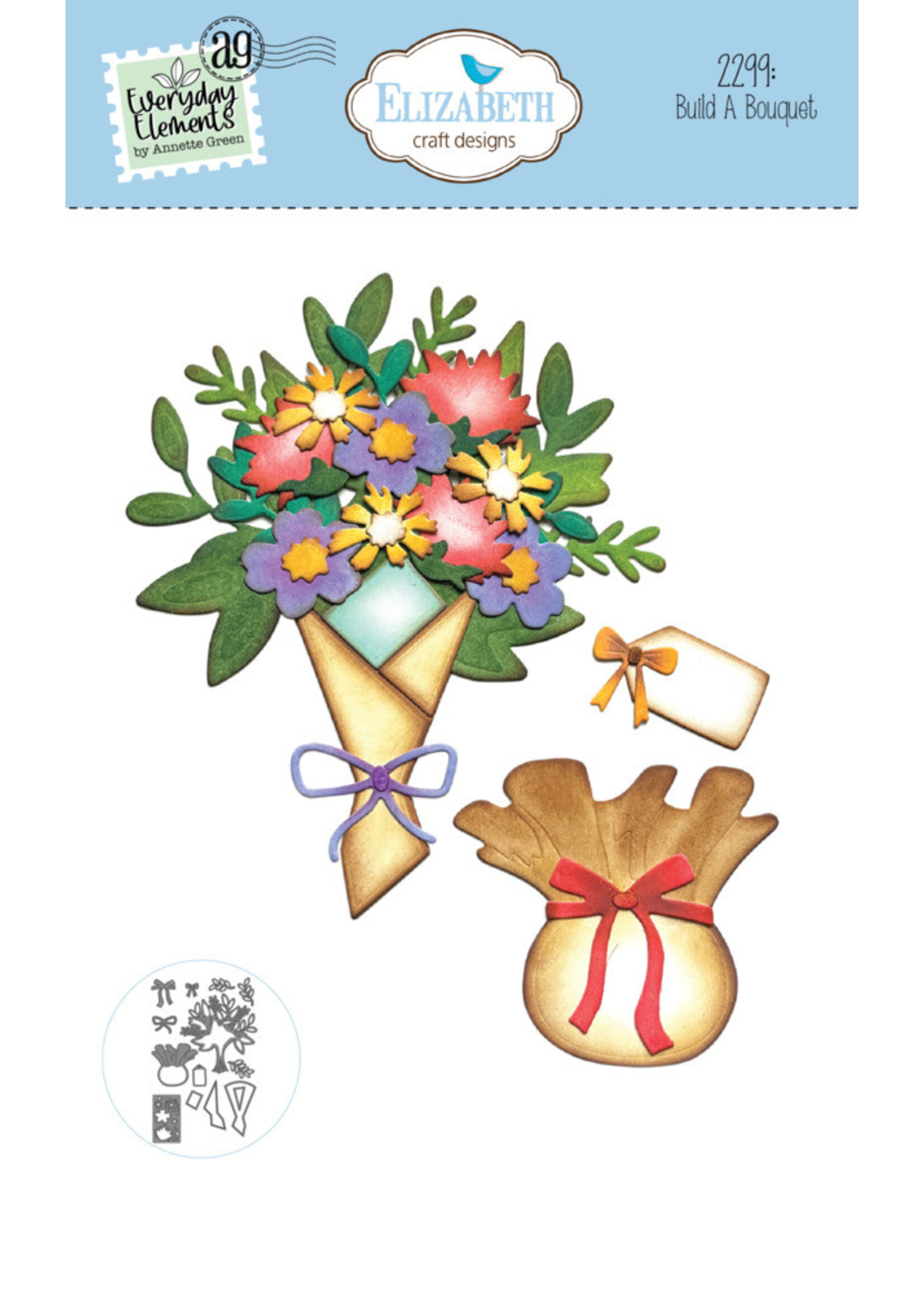 Elizabeth Craft Design ECD Die, Build a Bouquet