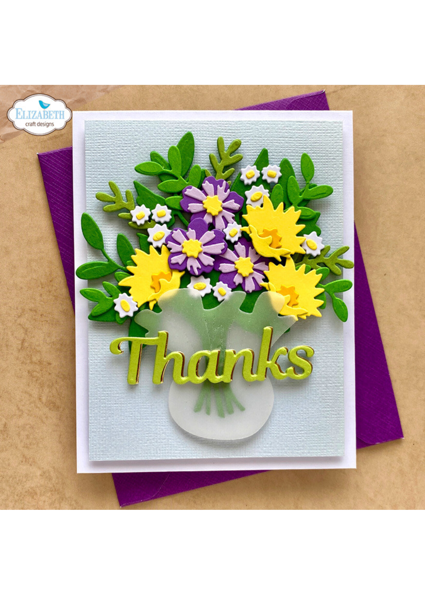 Elizabeth Craft Design ECD Die, Build a Bouquet