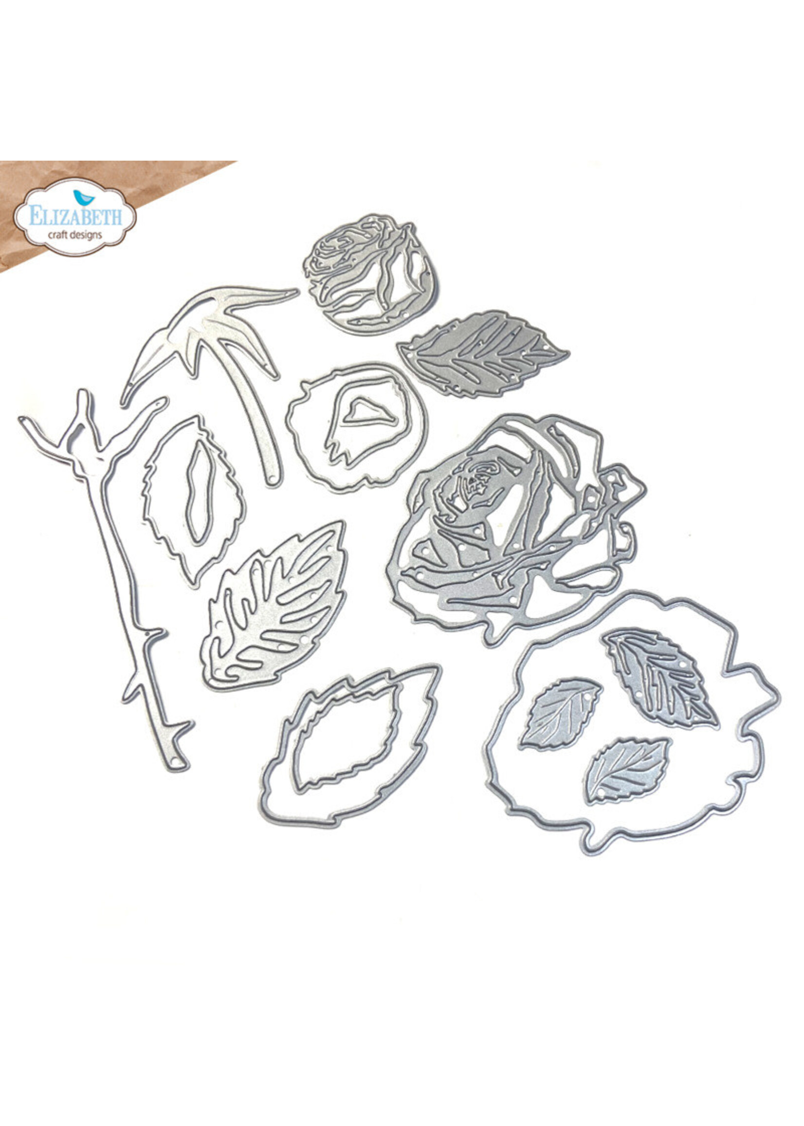 Elizabeth Craft Design ECD Die, Layered Roses