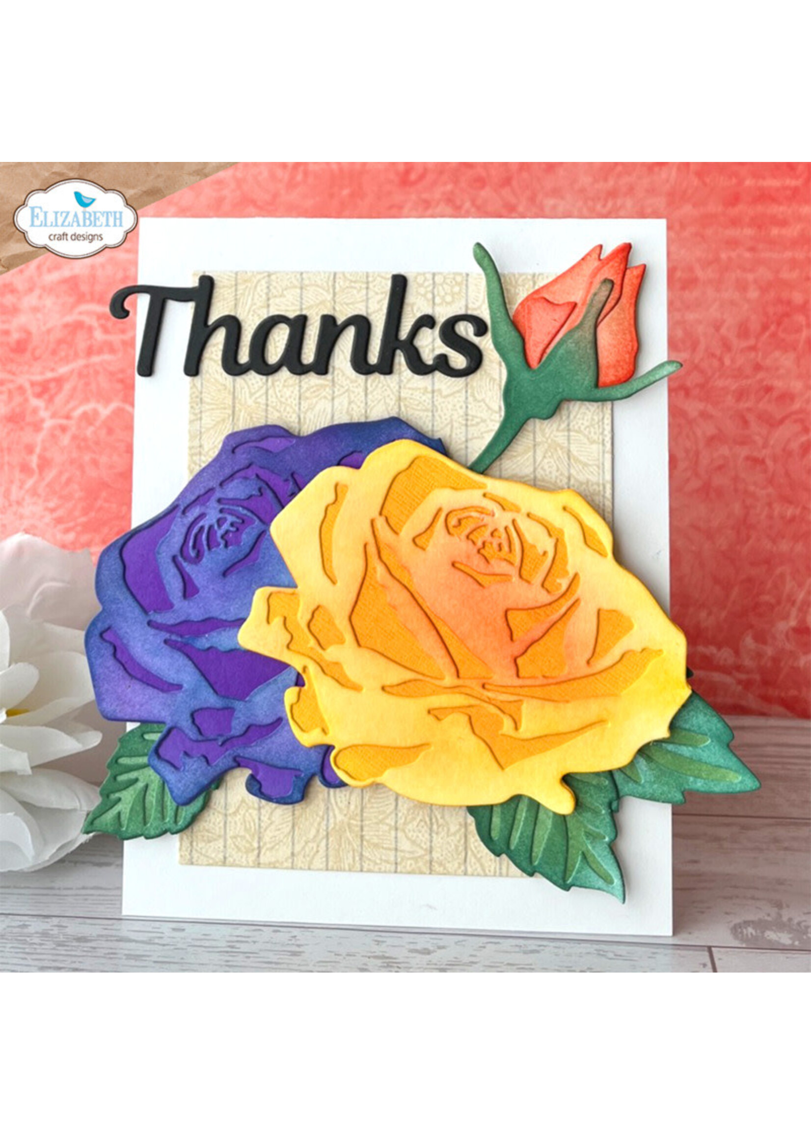 Elizabeth Craft Design ECD Die, Layered Roses