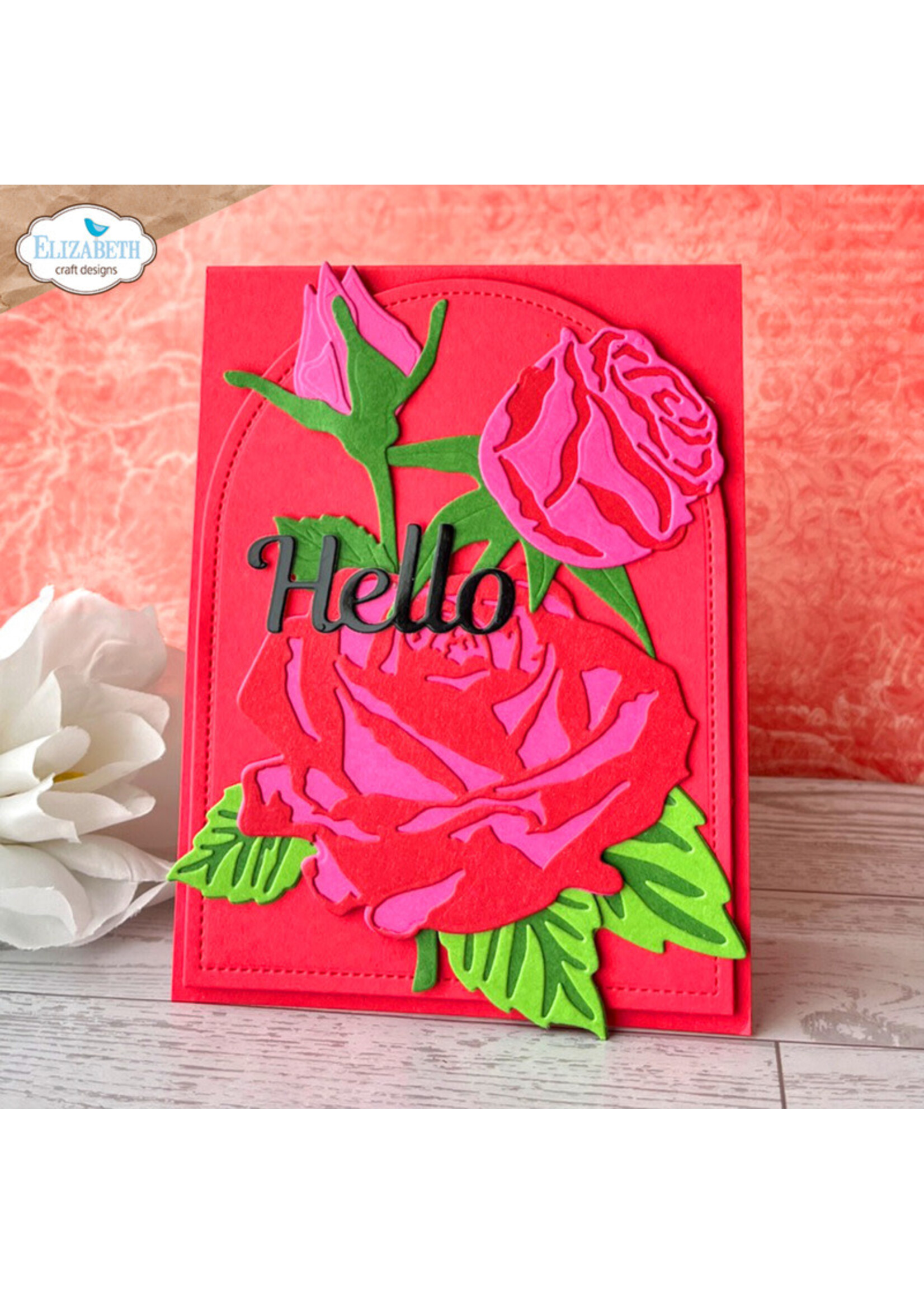 Elizabeth Craft Design ECD Die, Layered Roses