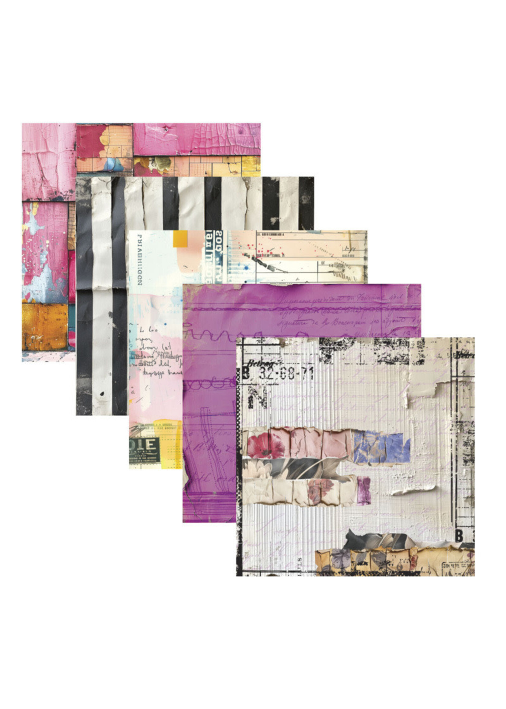 Spellbinders Spellbinders 12X12 Printed Paper Pack, Beautifully Imperfect