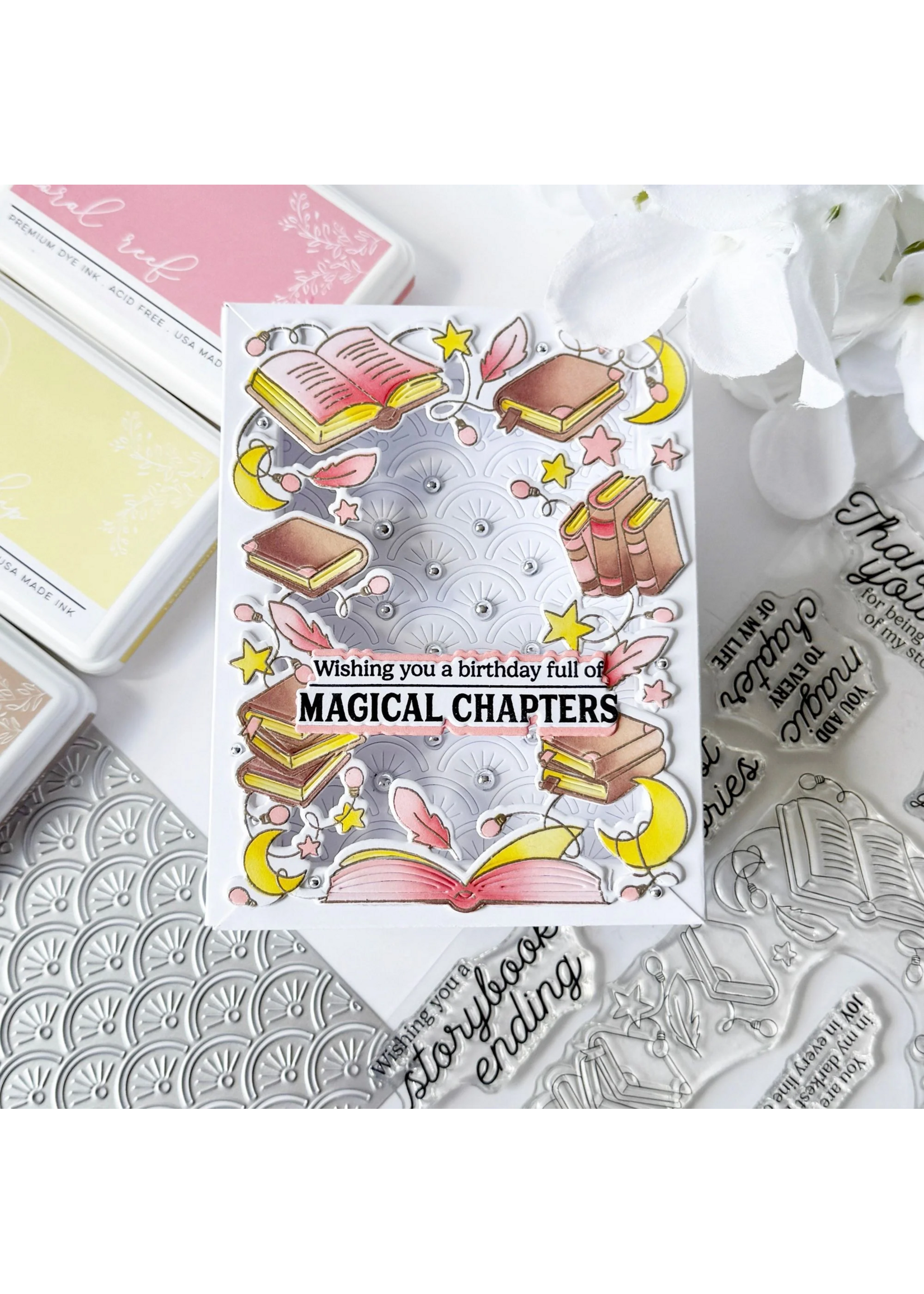 Pink Fresh Studio Pink Fresh Stamp/Stencil/Die Bundle, Twilight Tales