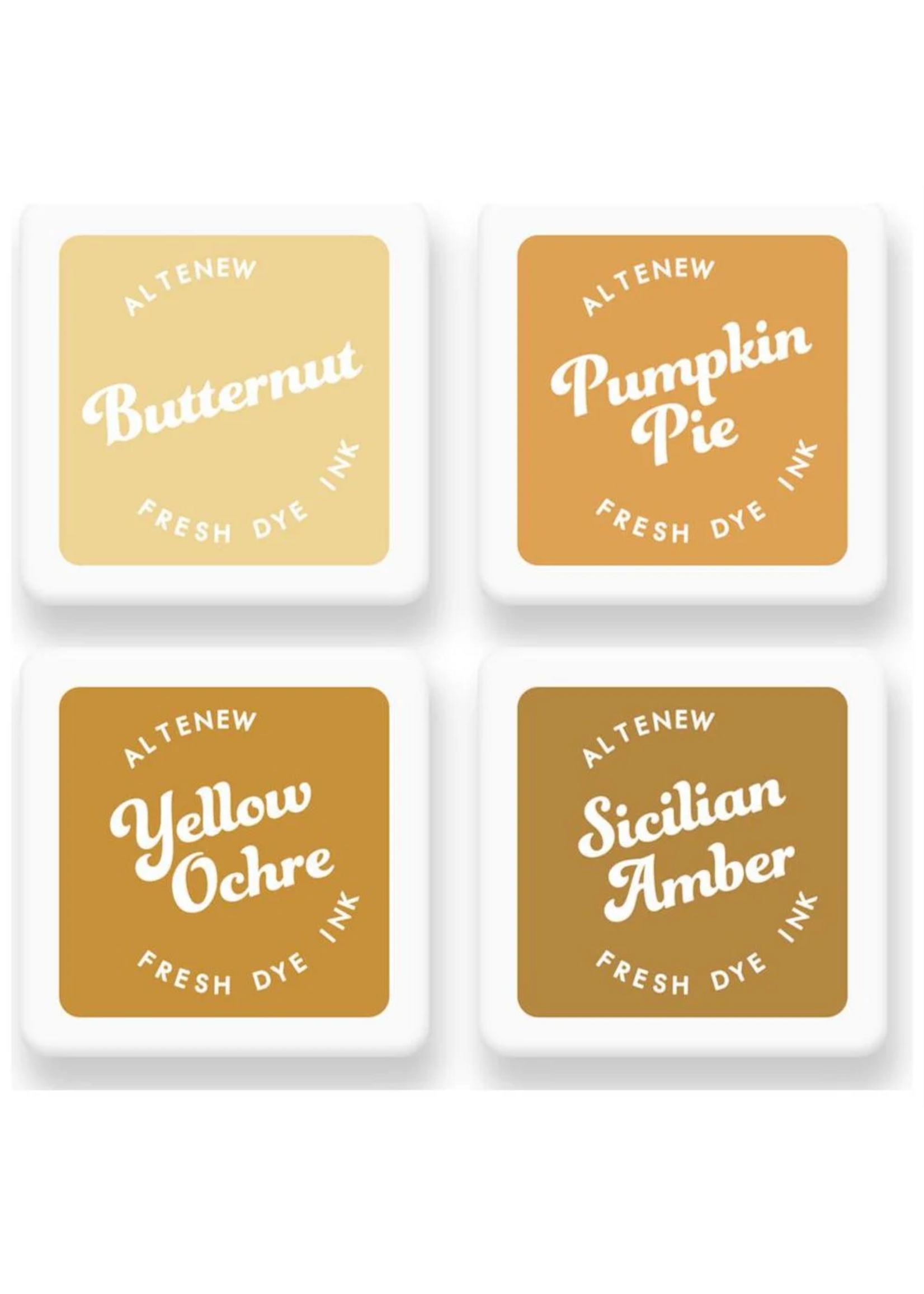 Altenew Mini Dye Ink Cube Pack, Fall Harvest (4)