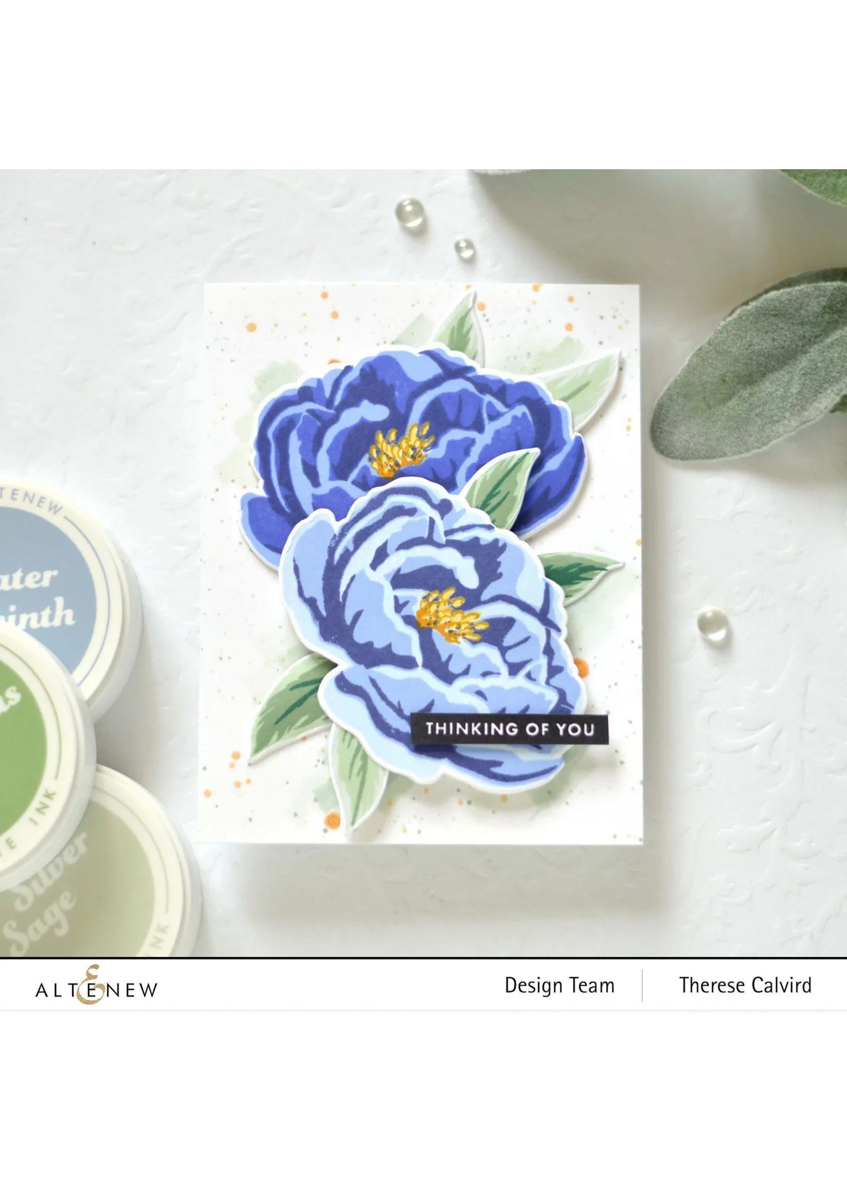 Altenew Mini Dye Ink Cube Pack, Blue Mountains (4)