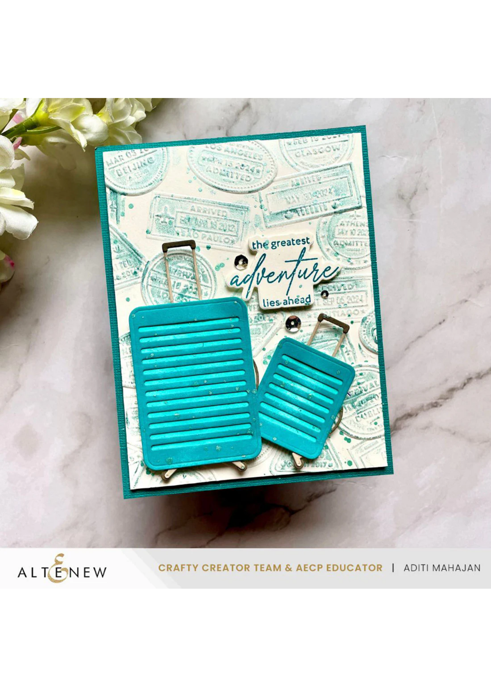 Altenew 3D Embossing Folder, Wanderlust