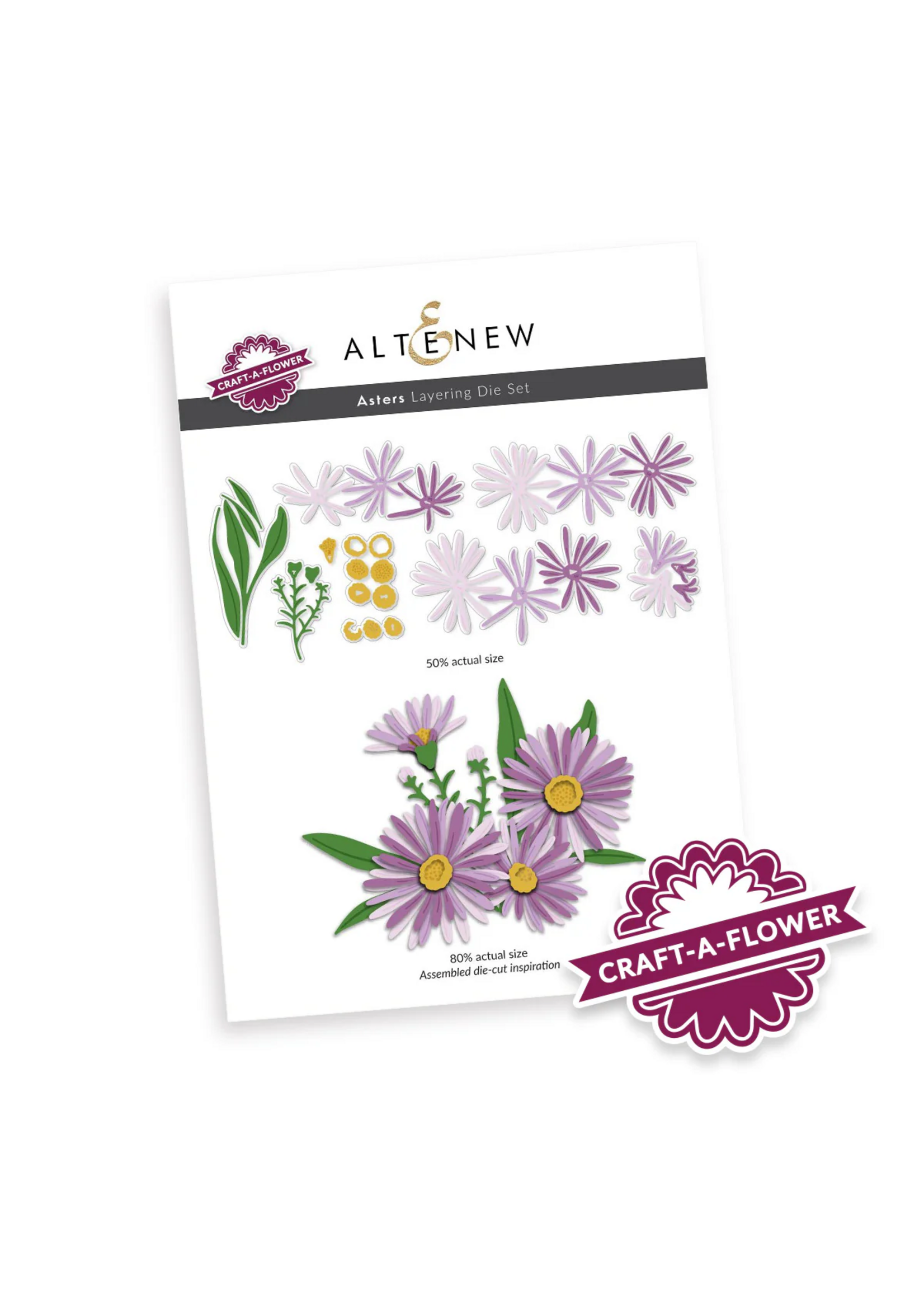 Altewnew Layering Die Set, Asters