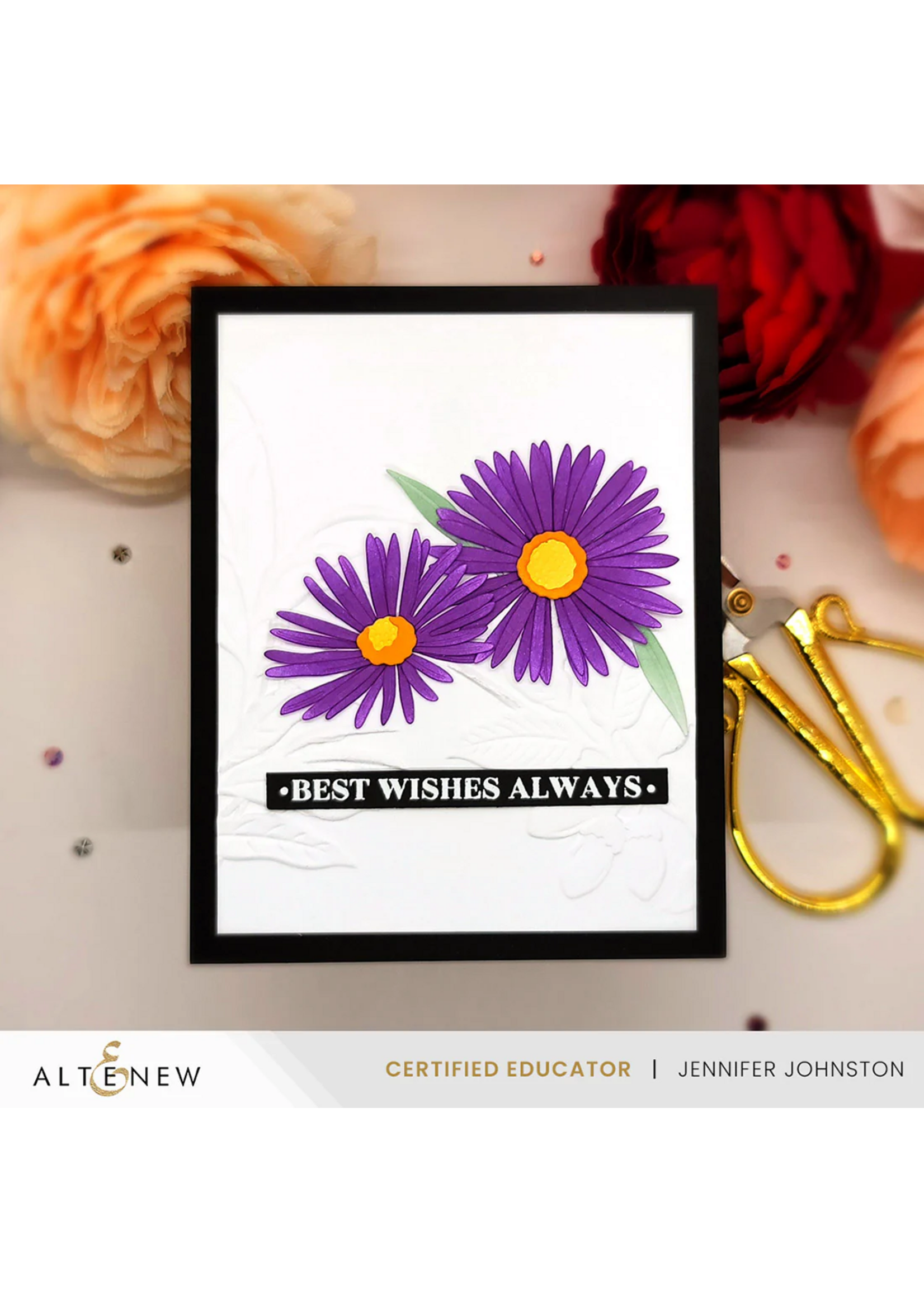 Altewnew Layering Die Set, Asters