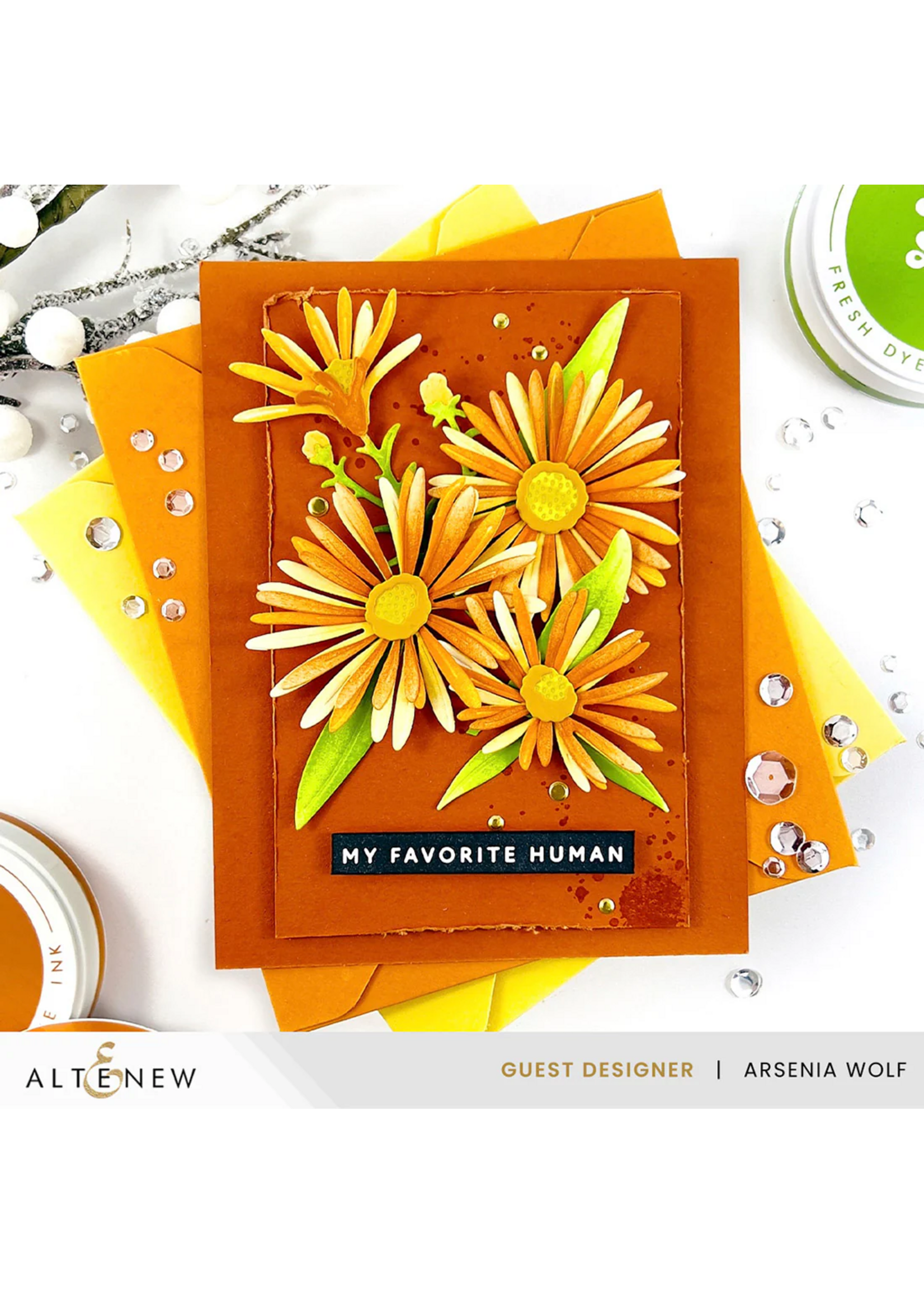 Altewnew Layering Die Set, Asters