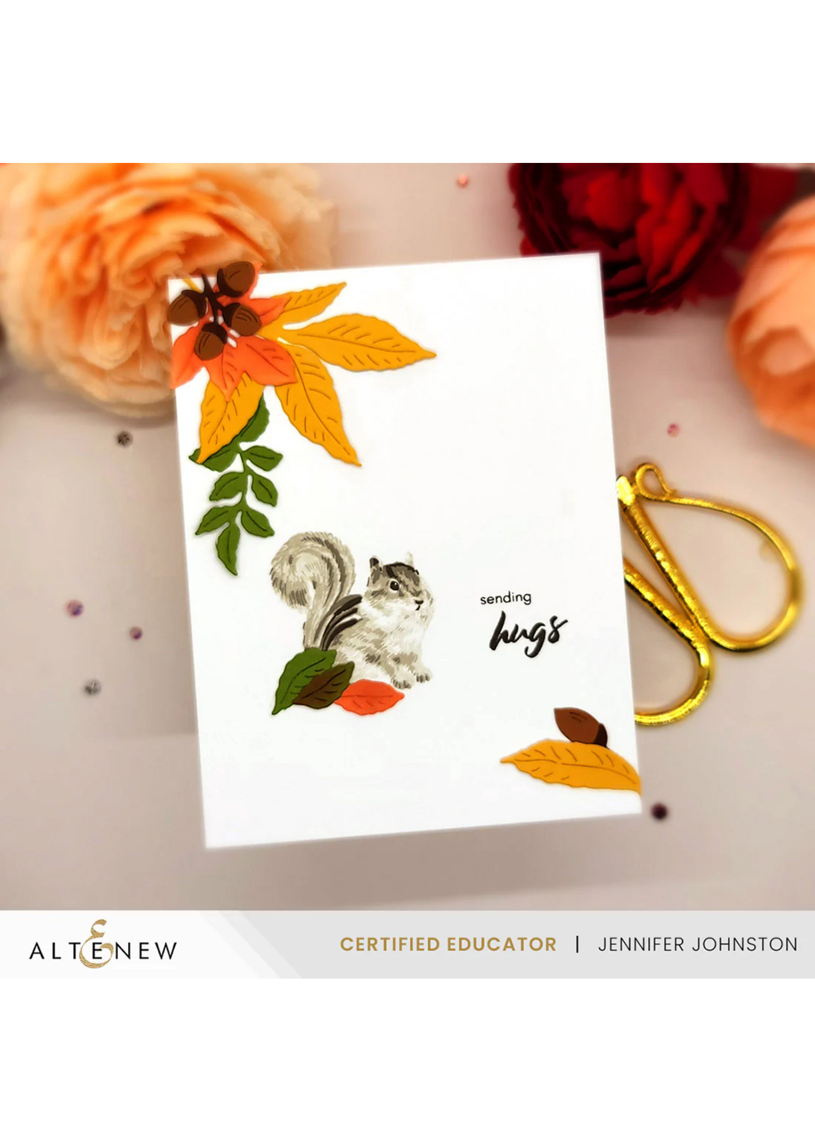 Altenew Mini Stamp and Die Set, Garden Friend
